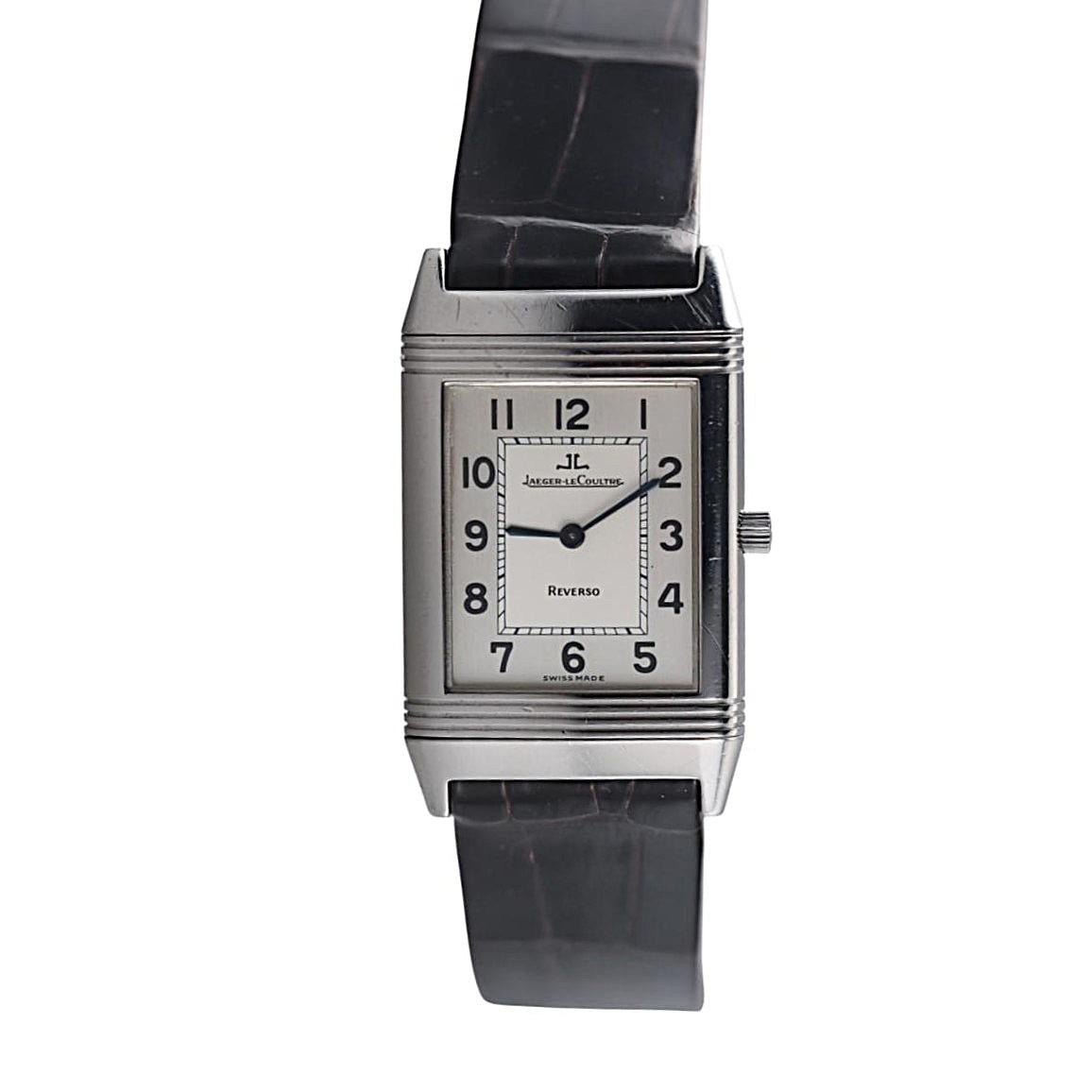 Jaeger LeCoultre Reverso Classique Manual Wind Stainless Steel Watch 250.840.862
