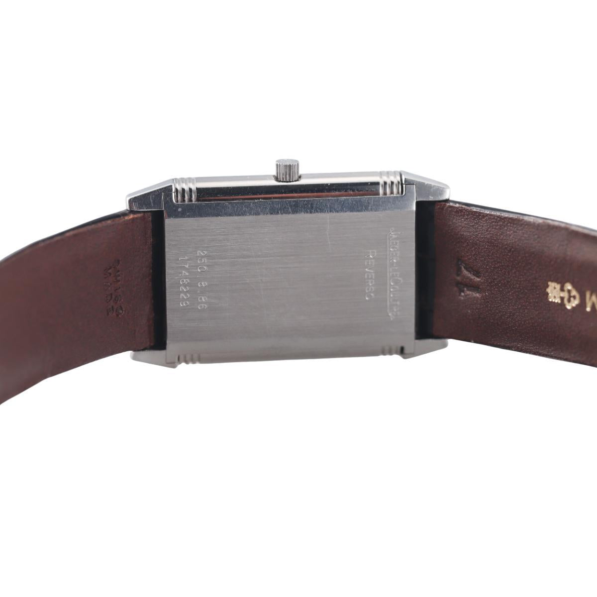 Jaeger LeCoultre Reverso Classique Manual Wind Stainless Steel Watch 250.840.862