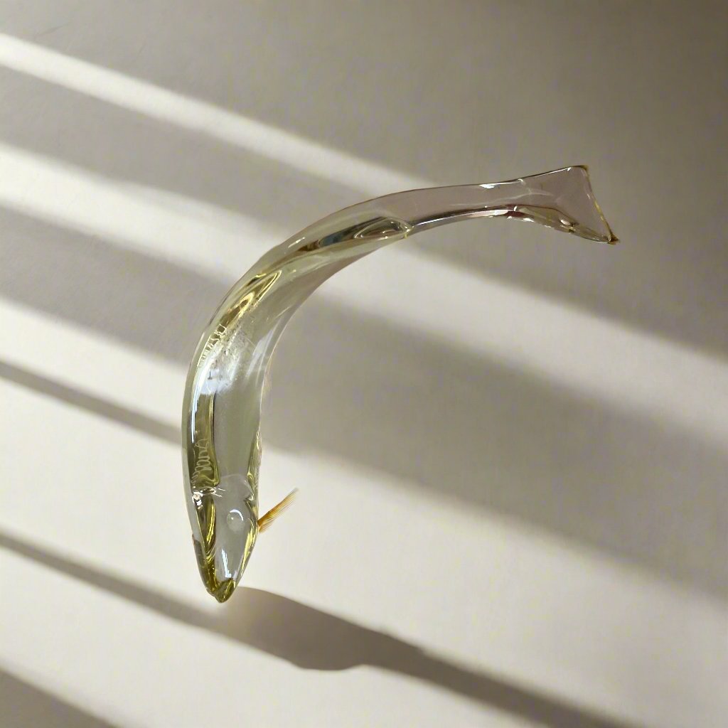 Baccarat Crystal Pesce Giallo Fish