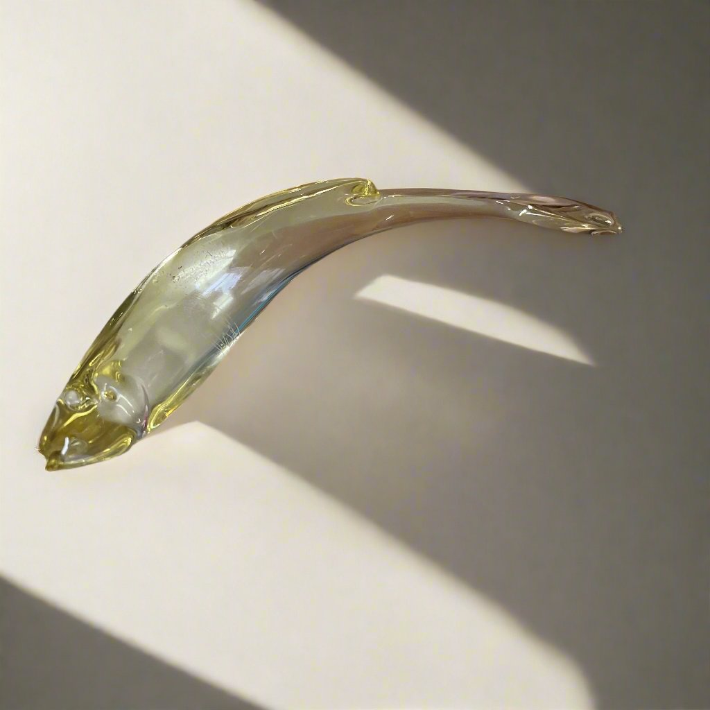 Baccarat Crystal Pesce Giallo Fish