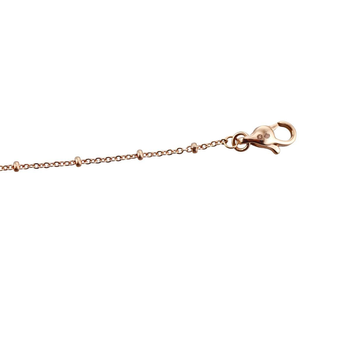 Gucci Flora 18k Gold Diamond Pendant Necklace