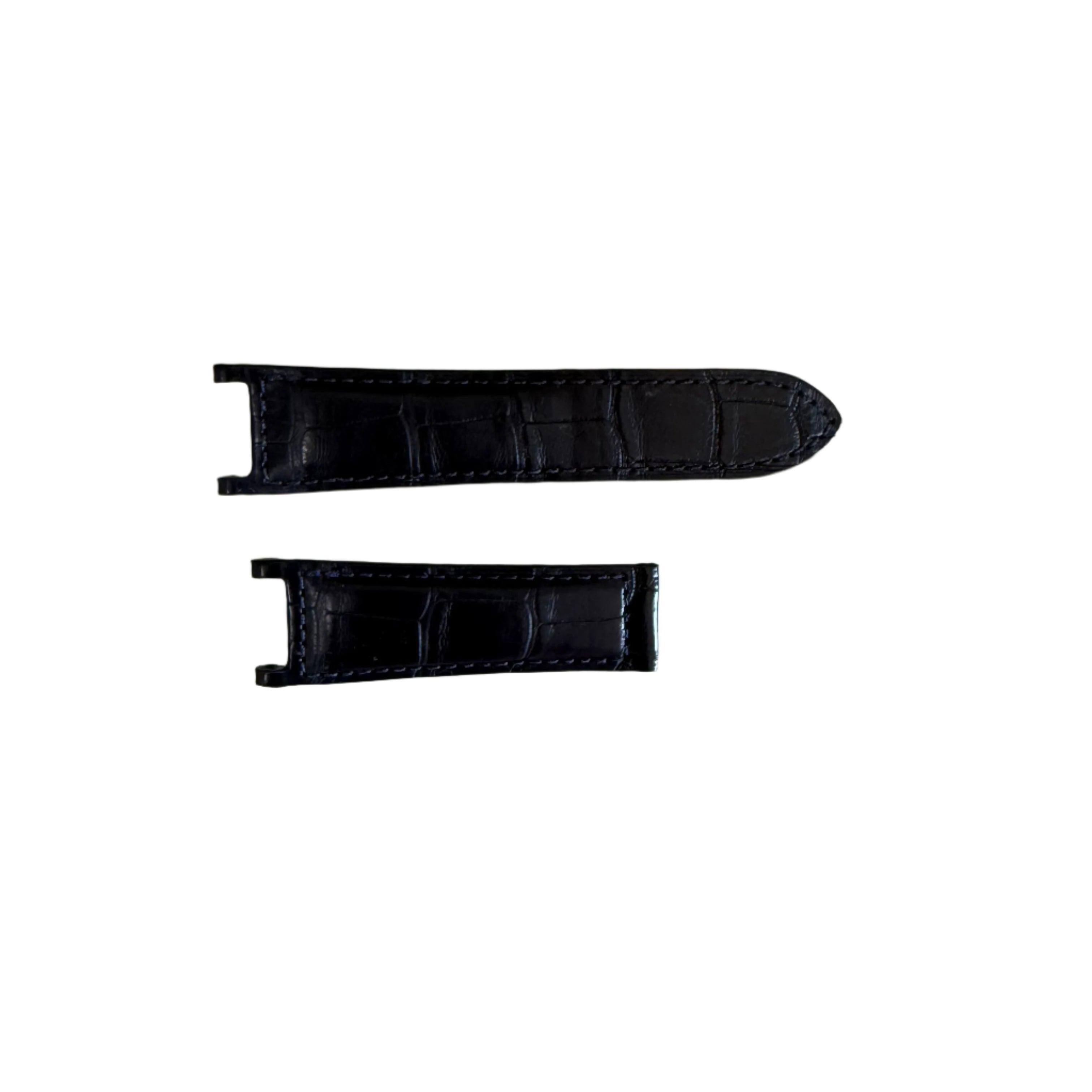 Authentic Cartier Pasha Black Alligator Watch Strap Band 21mm KD1HSK29