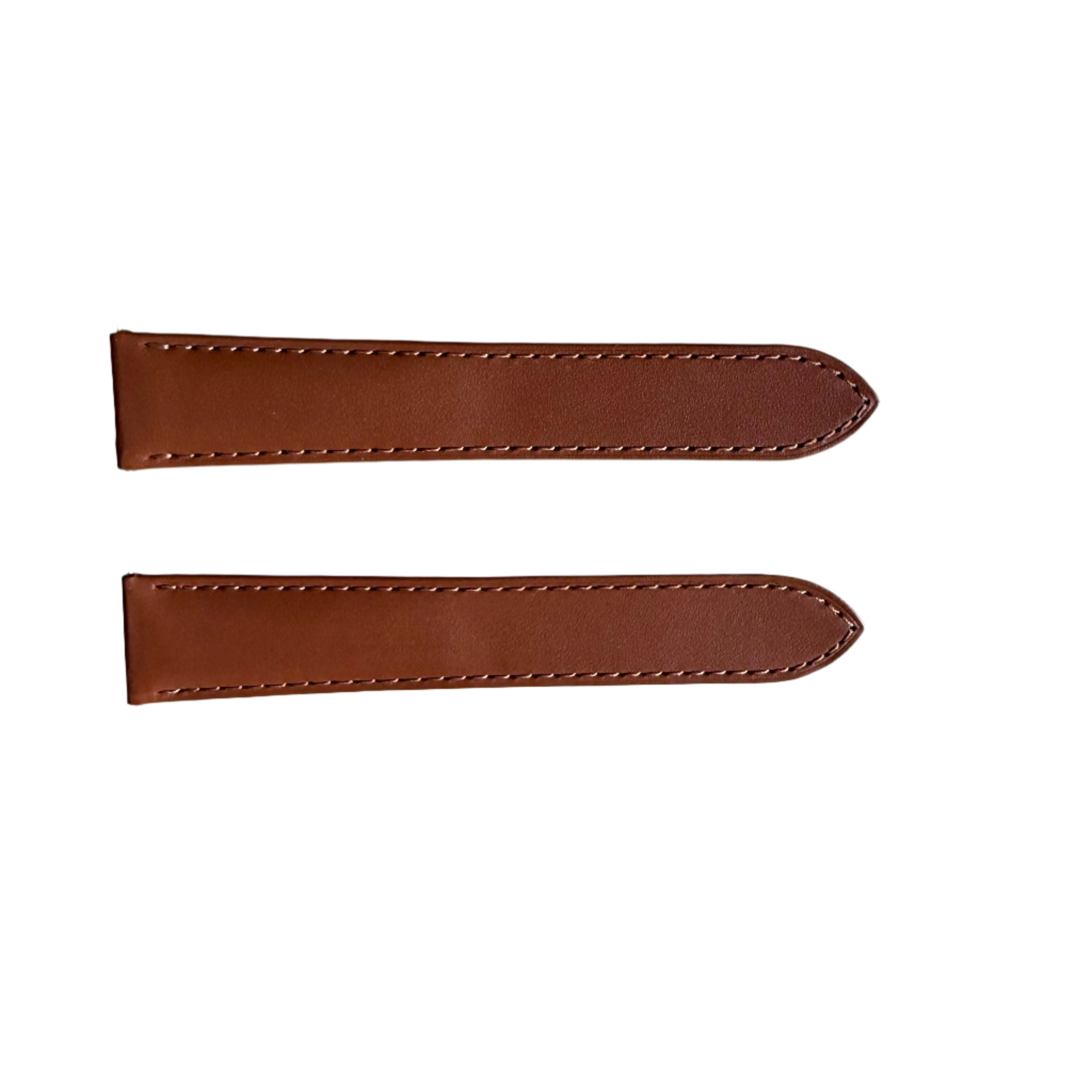 Authentic Cartier Brown Calfskin Watch Strap Band 20mm KD6XJAKS