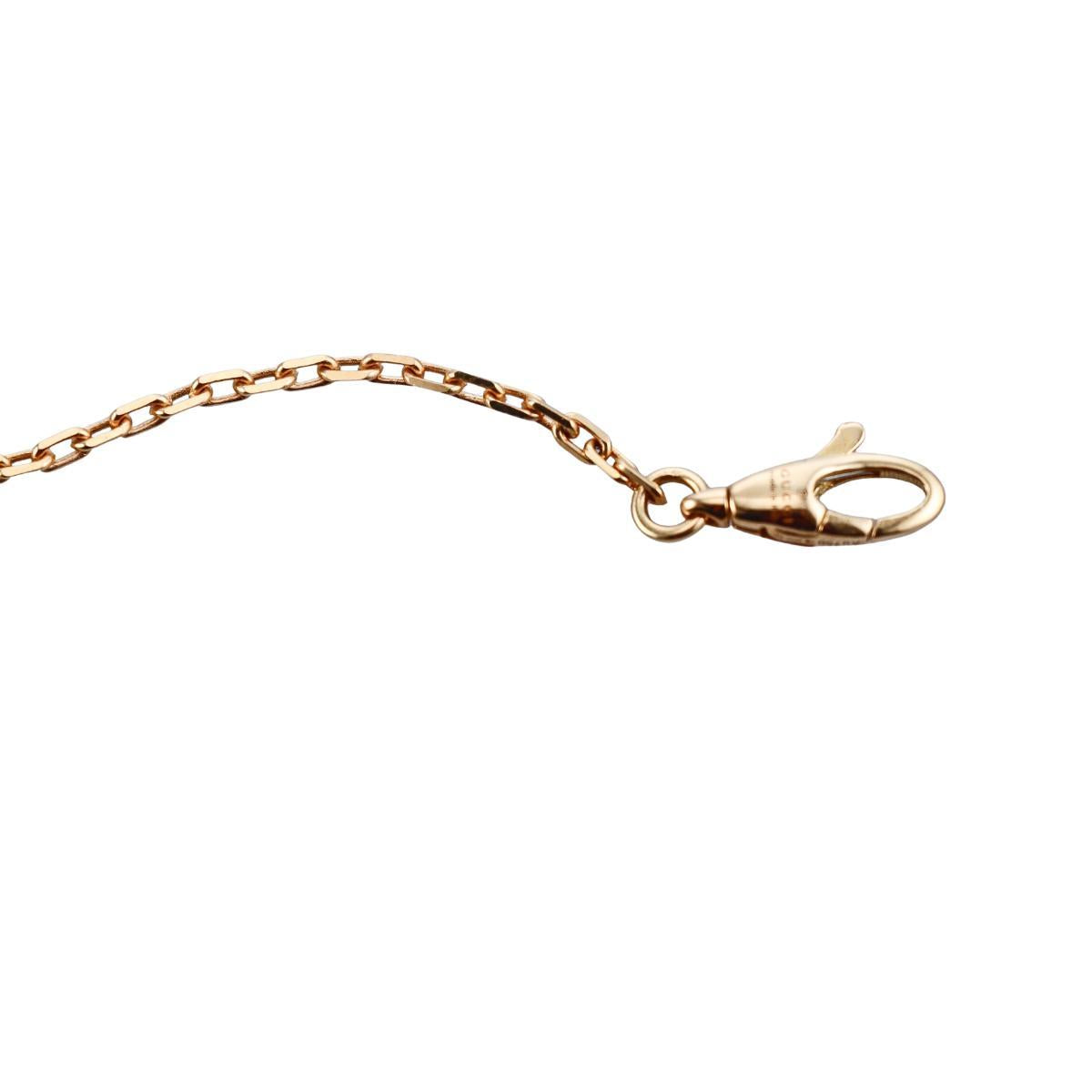 Gucci Interlocking G 18K Gold Diamond Black Onyx Pendant Necklace