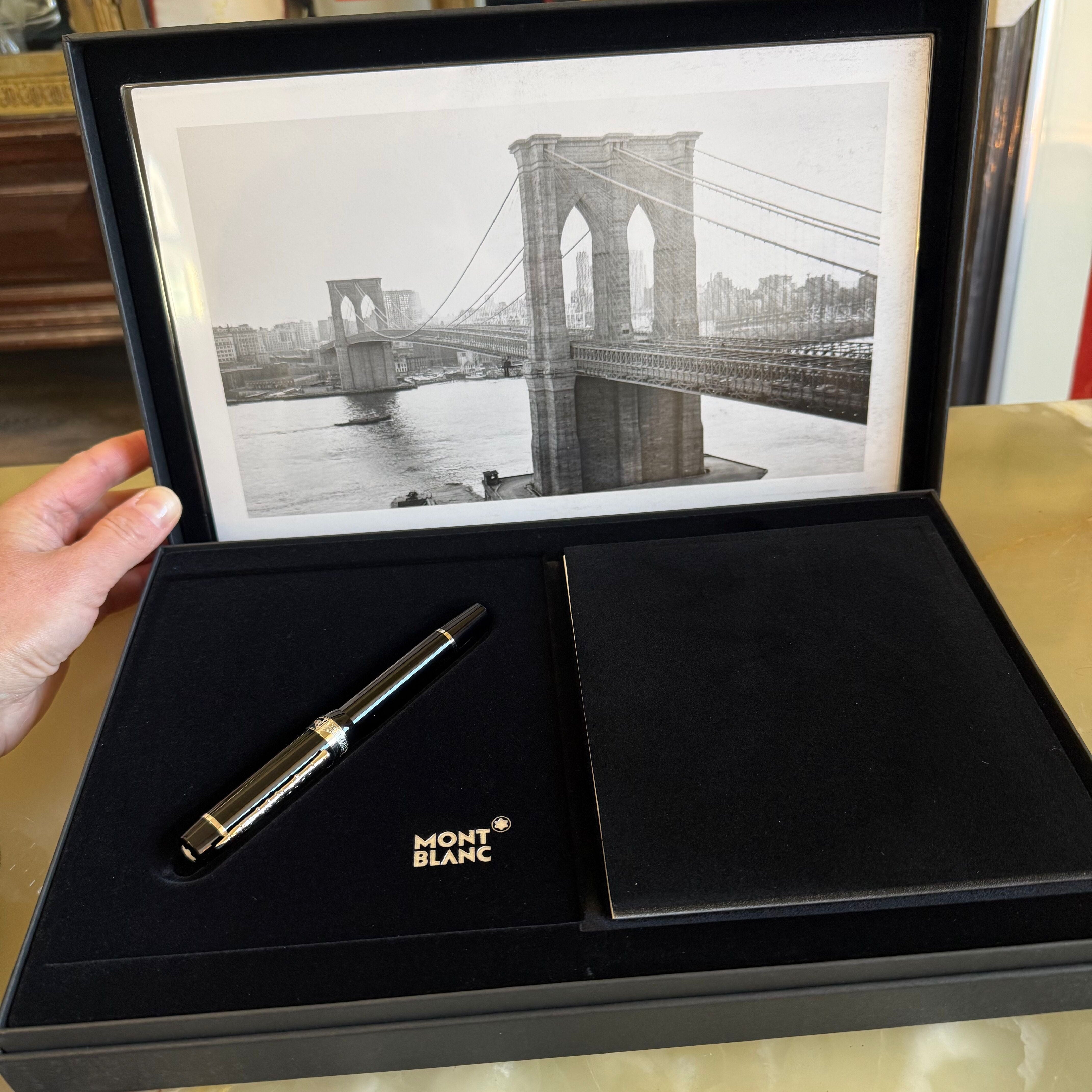 Montblanc Set Donation Pen Gershwin Fountain Pen M Prints MWISETMBGK40MT
