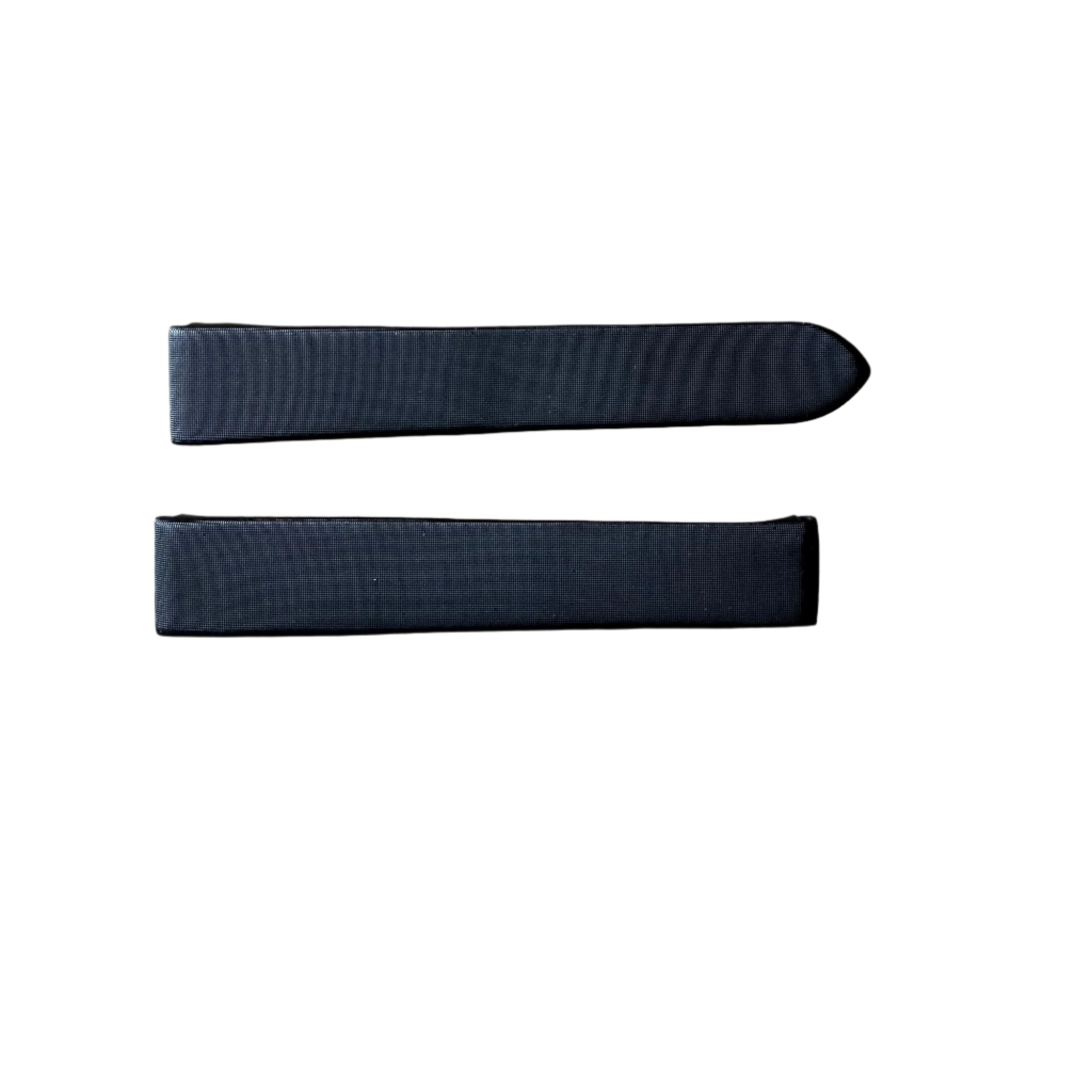 Authentic Cartier Black Satin Leather Watch Strap Band 15mm KD53DW83