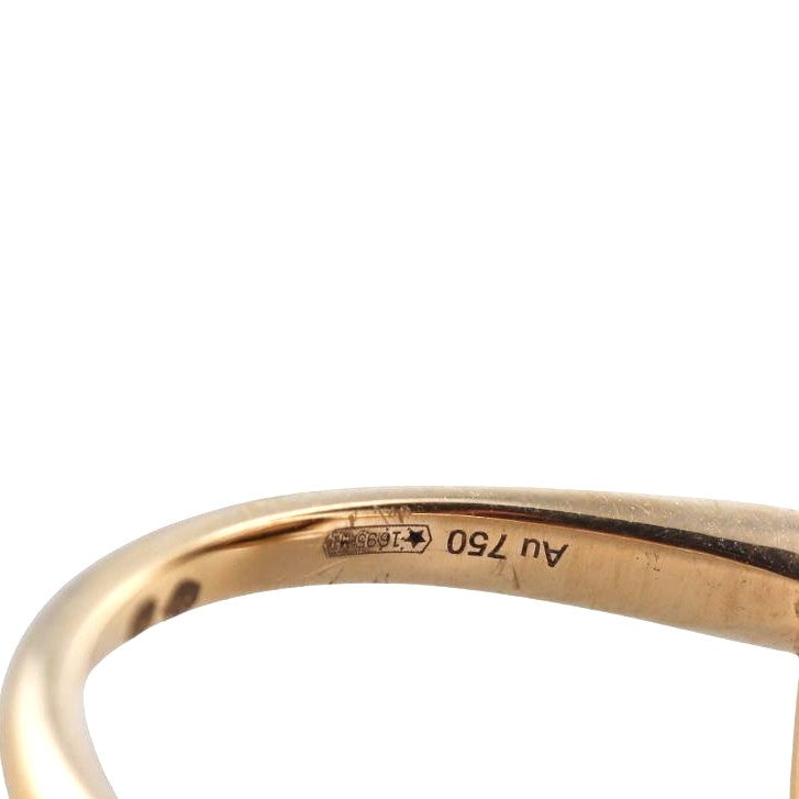 Gucci Interlocking G 18K Gold Diamond Onyx Ring