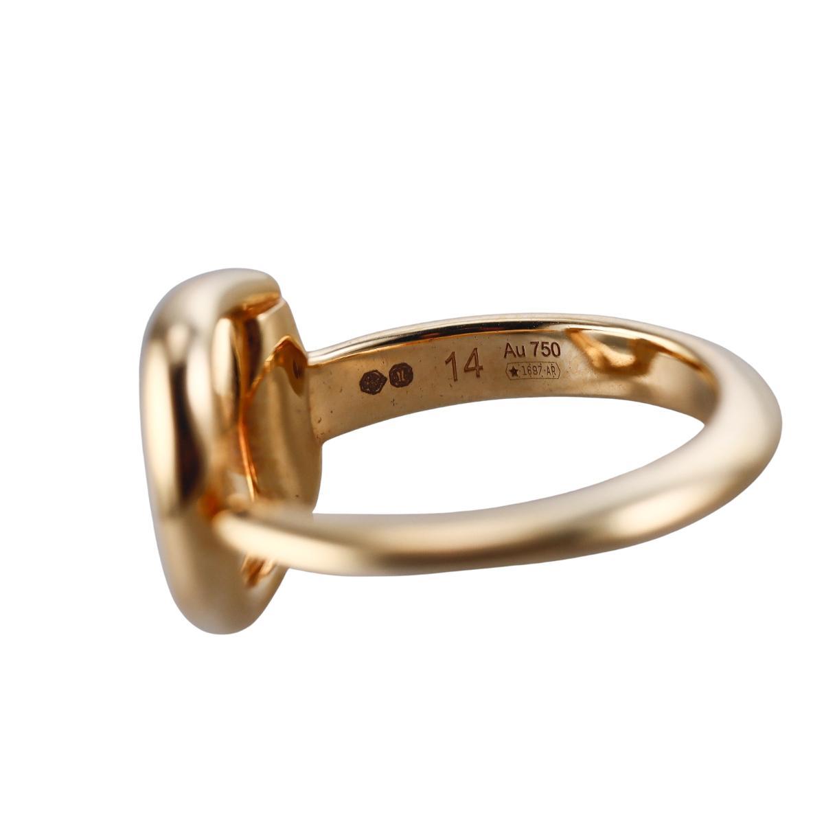 Gucci Horsebit 18k Yellow Gold Ring