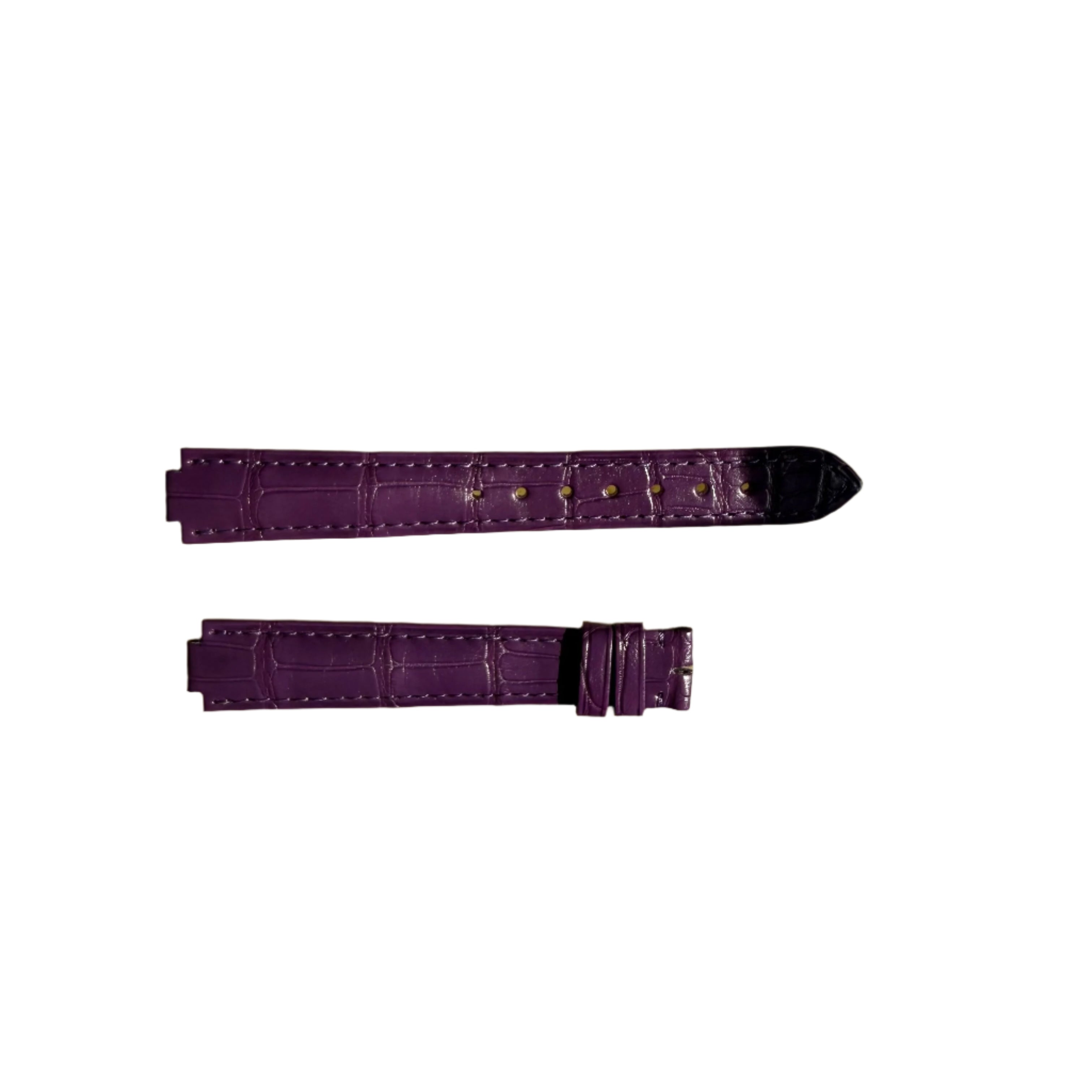Authentic Cartier Purple Alligator Watch Strap Band 16mm KD4NBJ94-S06