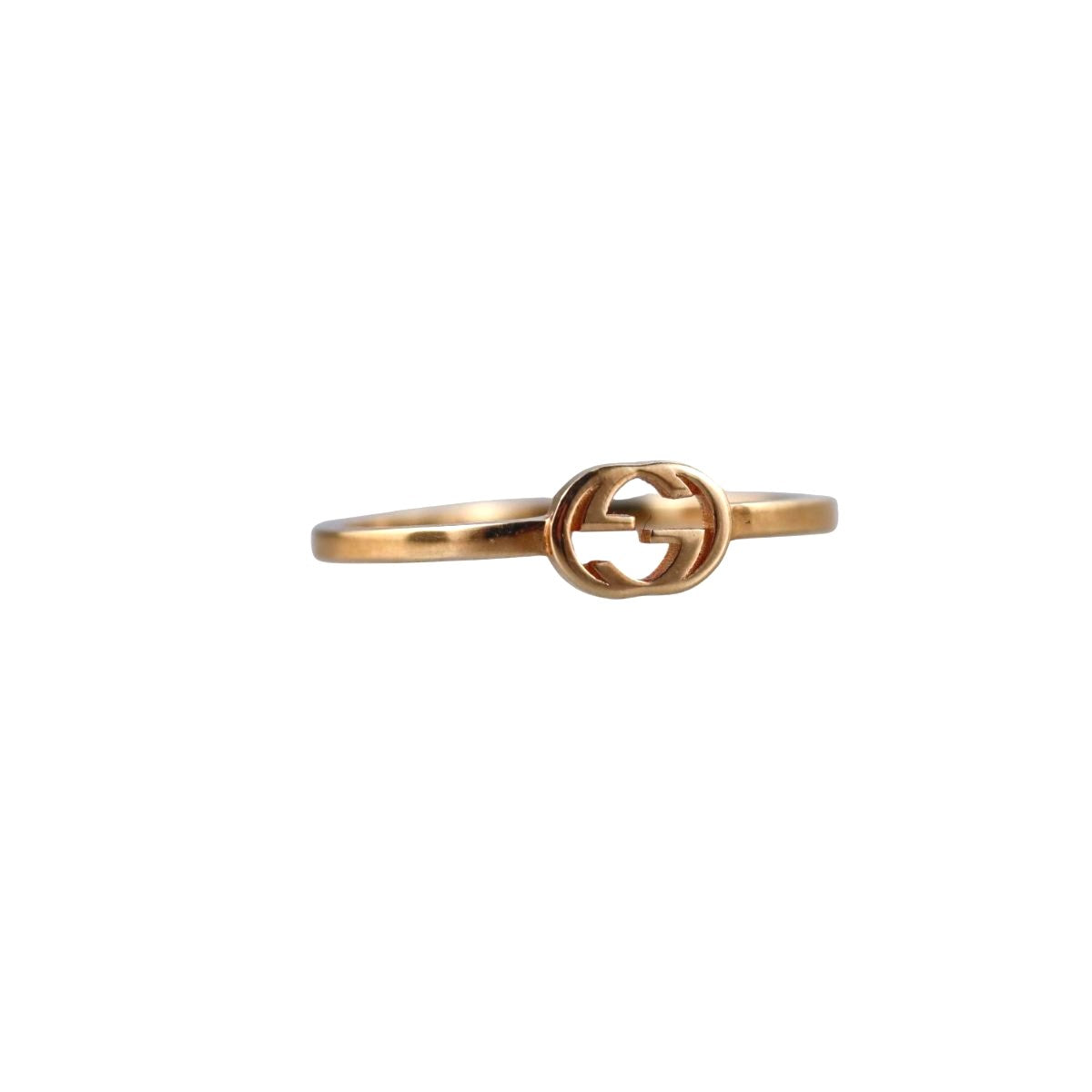 Gucci Iterlocking GG 18K Yellow Gold Ring
