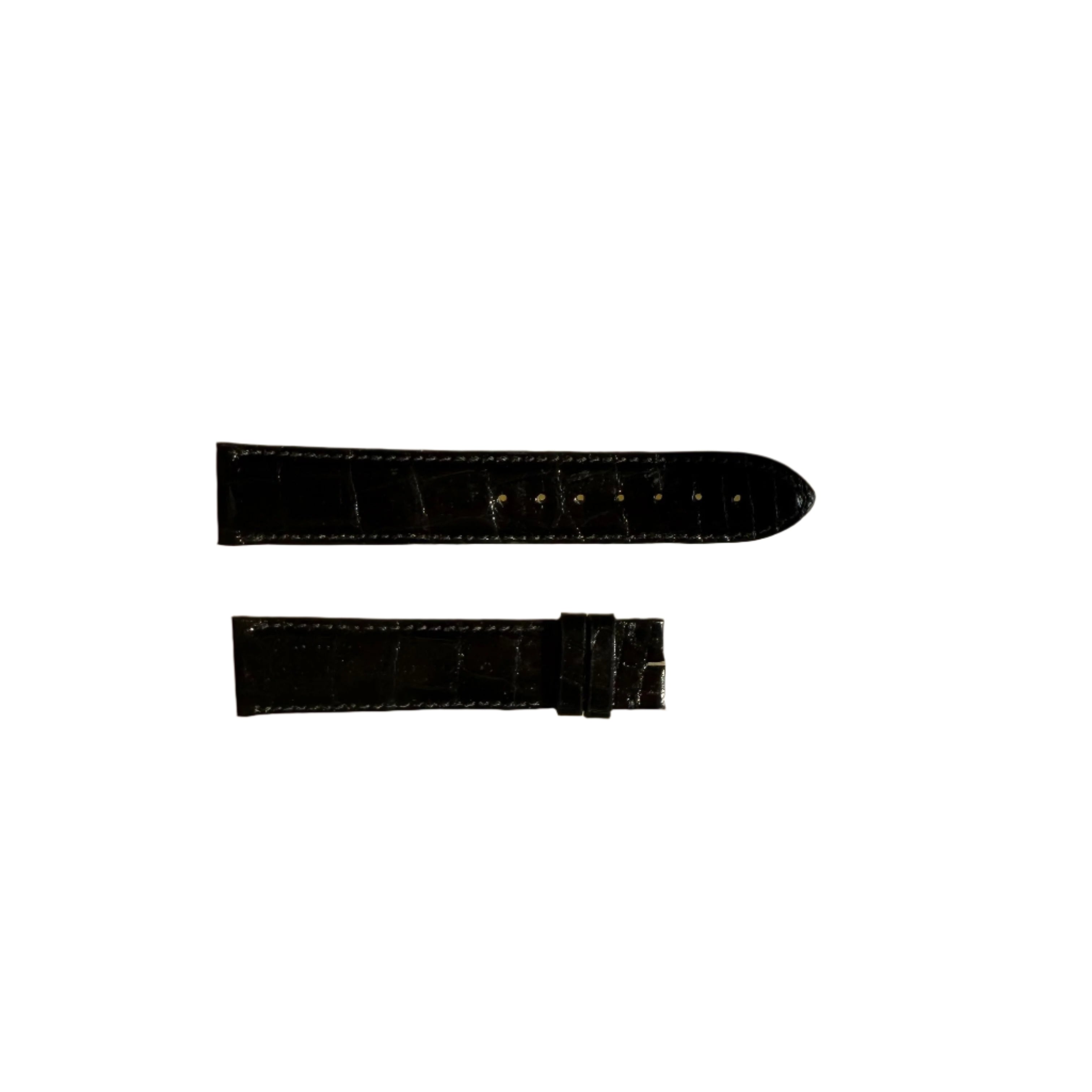 Authentic Cartier Black Alligator Watch Strap Band 20mm KD18B037