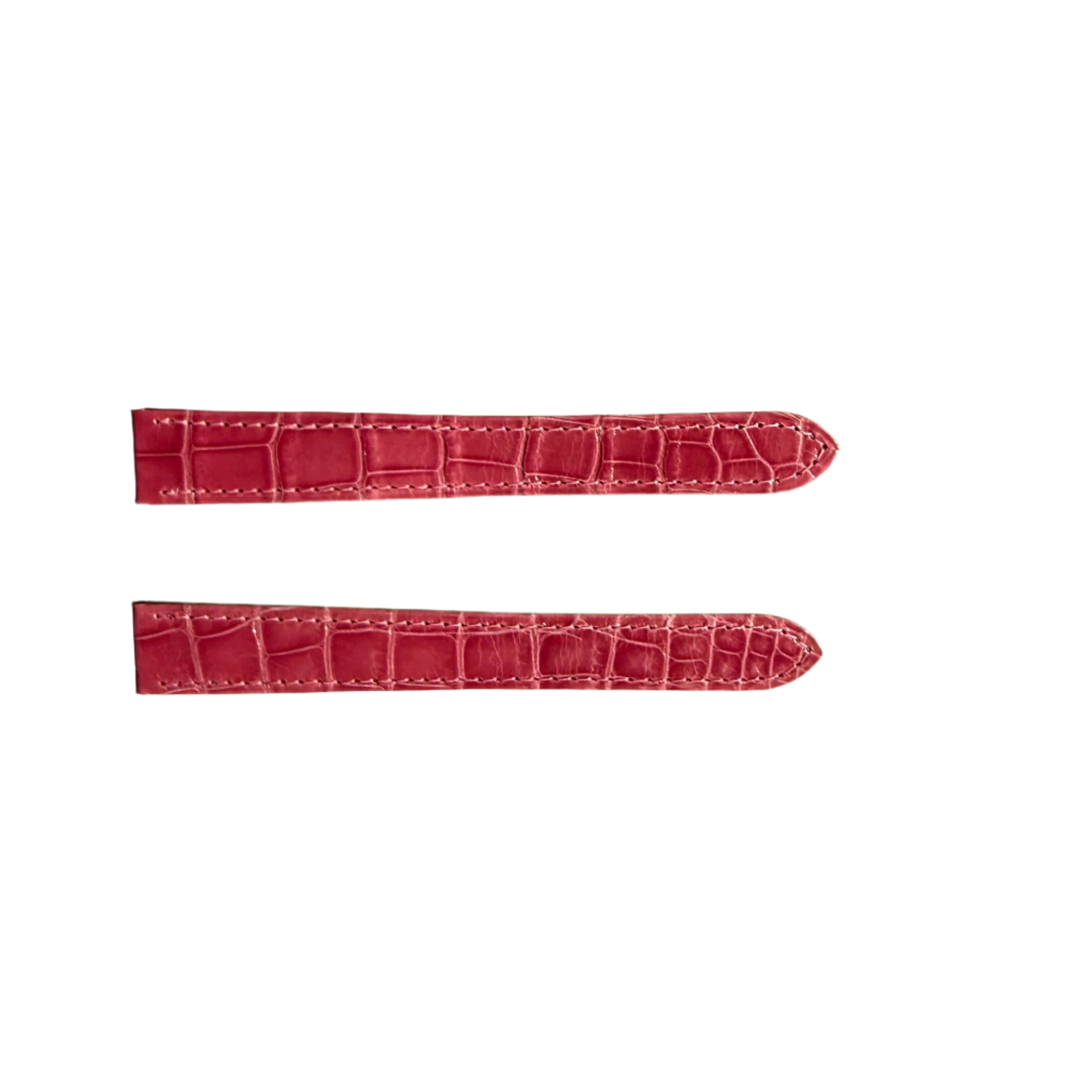 Authentic Cartier Pink Alligator Watch Strap Band 16mm KD5AJP13