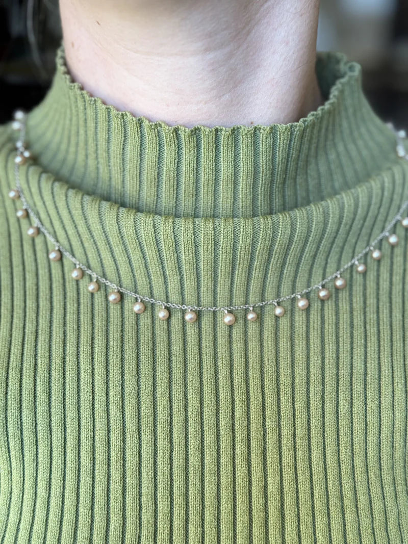 Mimi Milano Nagai 18k Pearl Gold Necklace