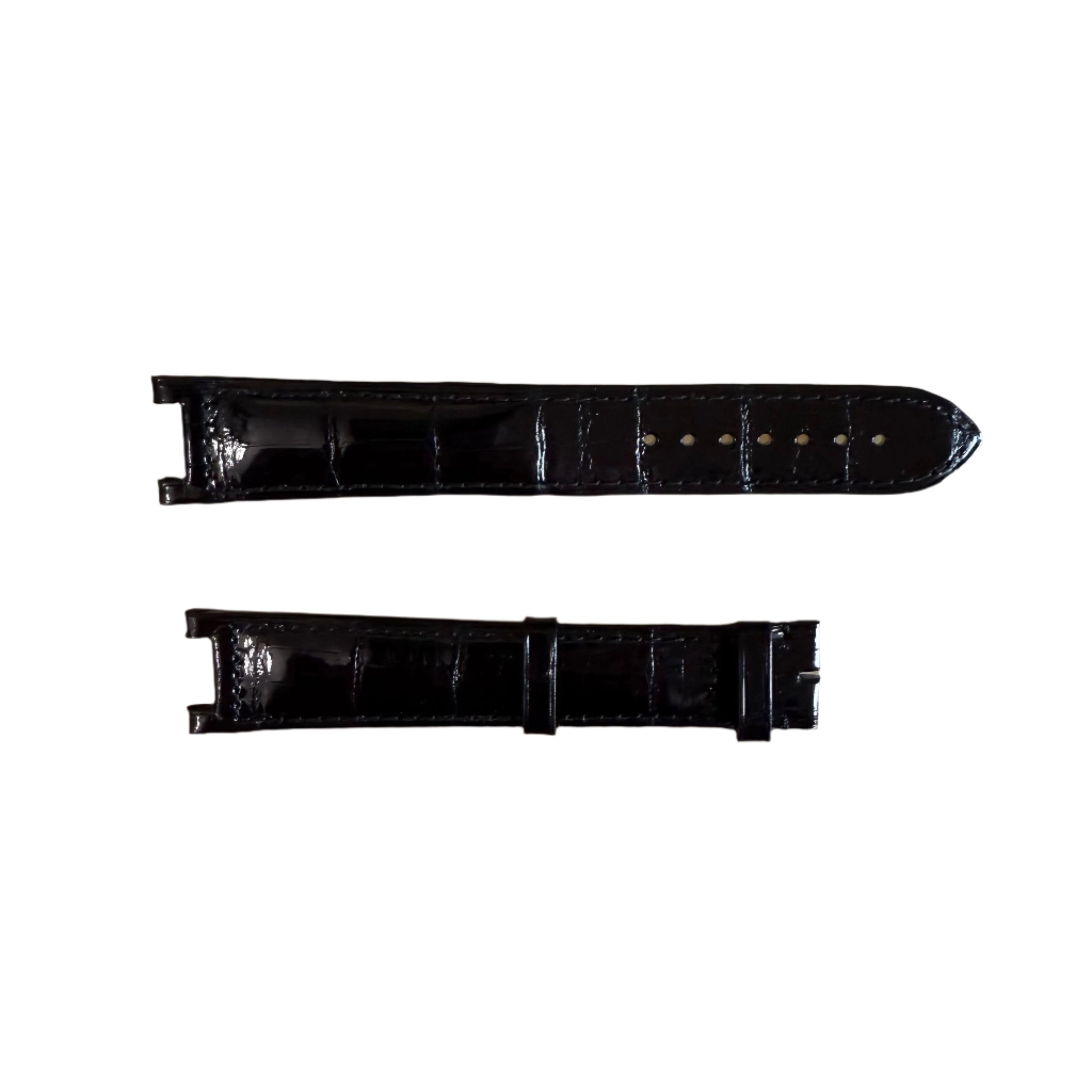 Authentic Cartier Pasha Black Alligator Watch Strap Band 20mm KD221037-S06