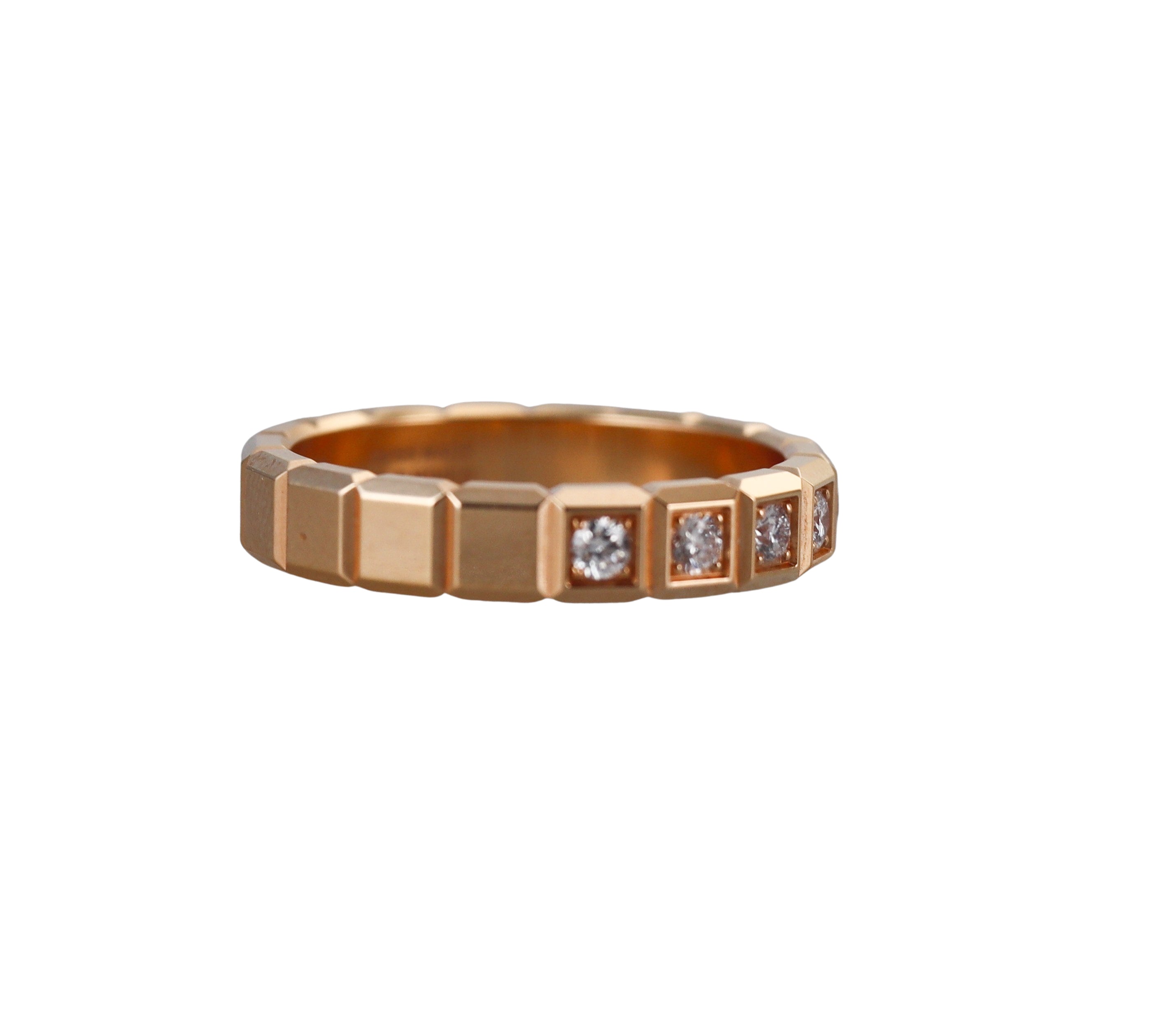 Chopard Ice Cube Rose Gold Diamond Ring N829834-5040