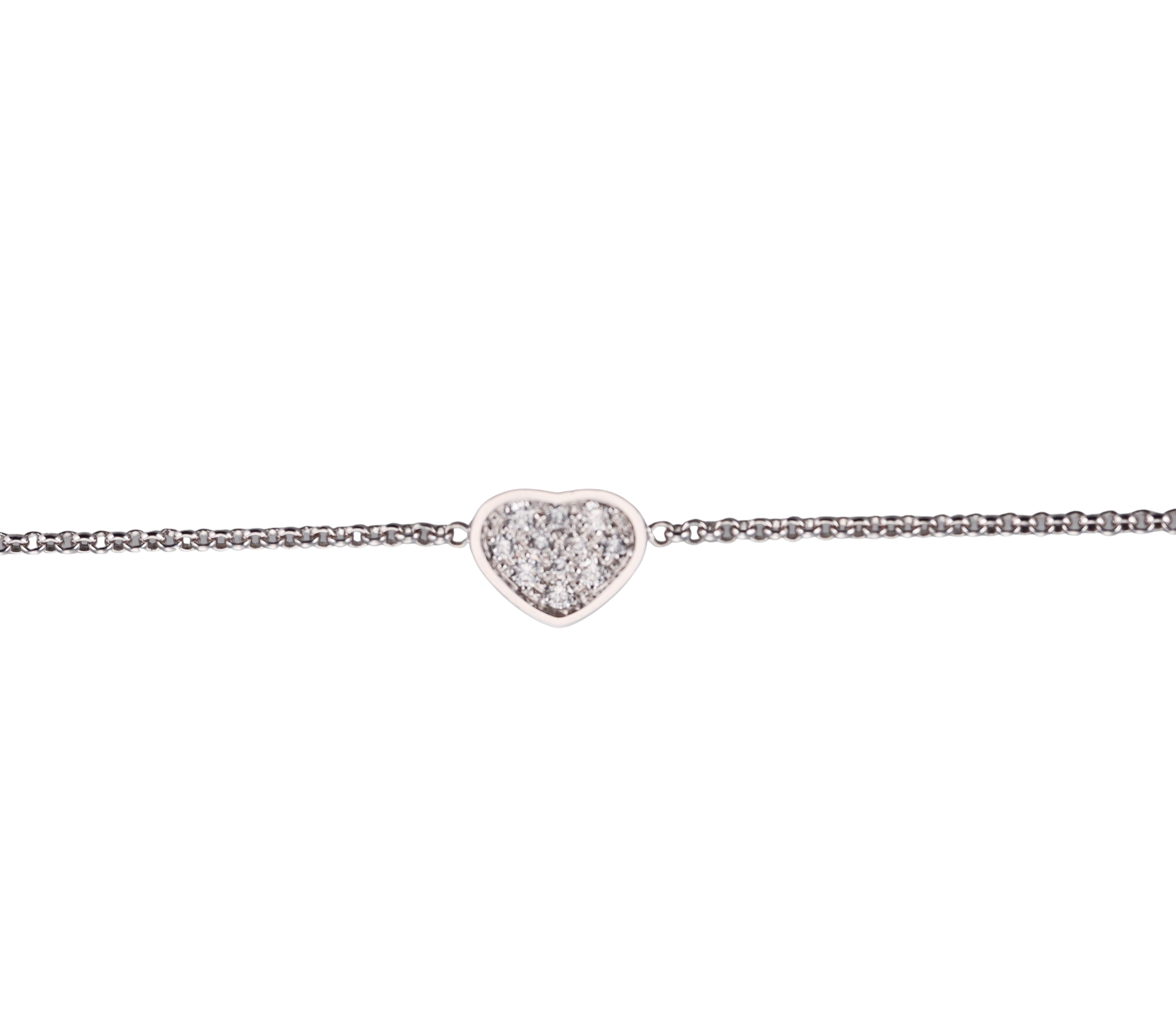 Chopard My Happy Hearts White Gold Diamond Bracelet N6870952