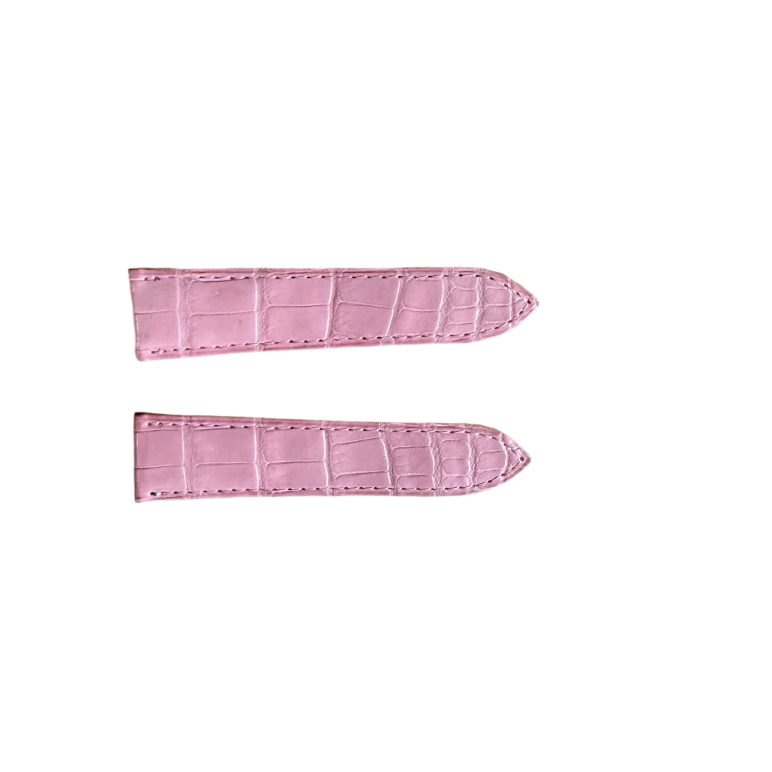 Authentic Cartier Pink Alligator Watch Strap Band 20mm KD98ZK80