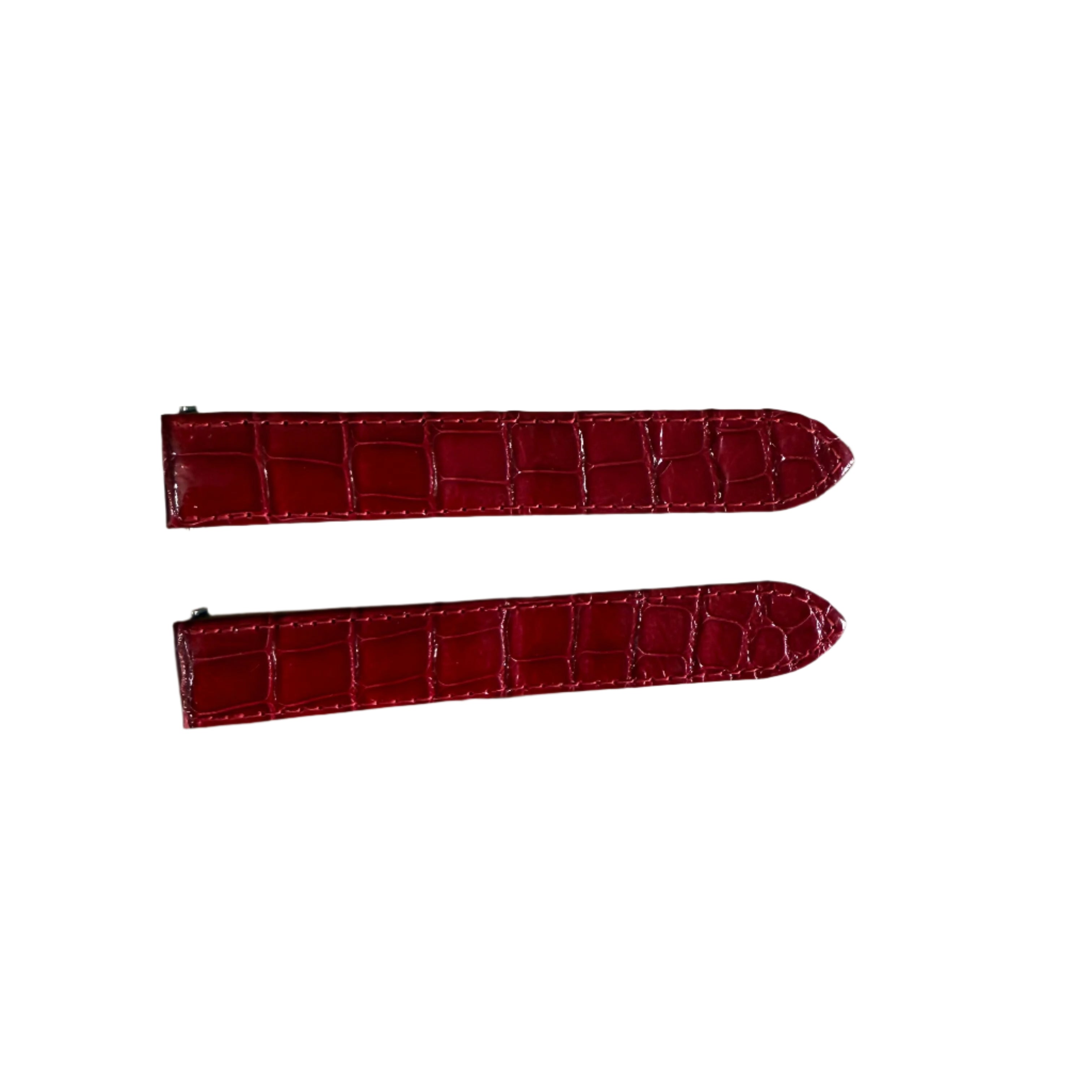 Authentic Cartier Red Alligator Quick Release Watch Strap Band 20mm KD68JR04
