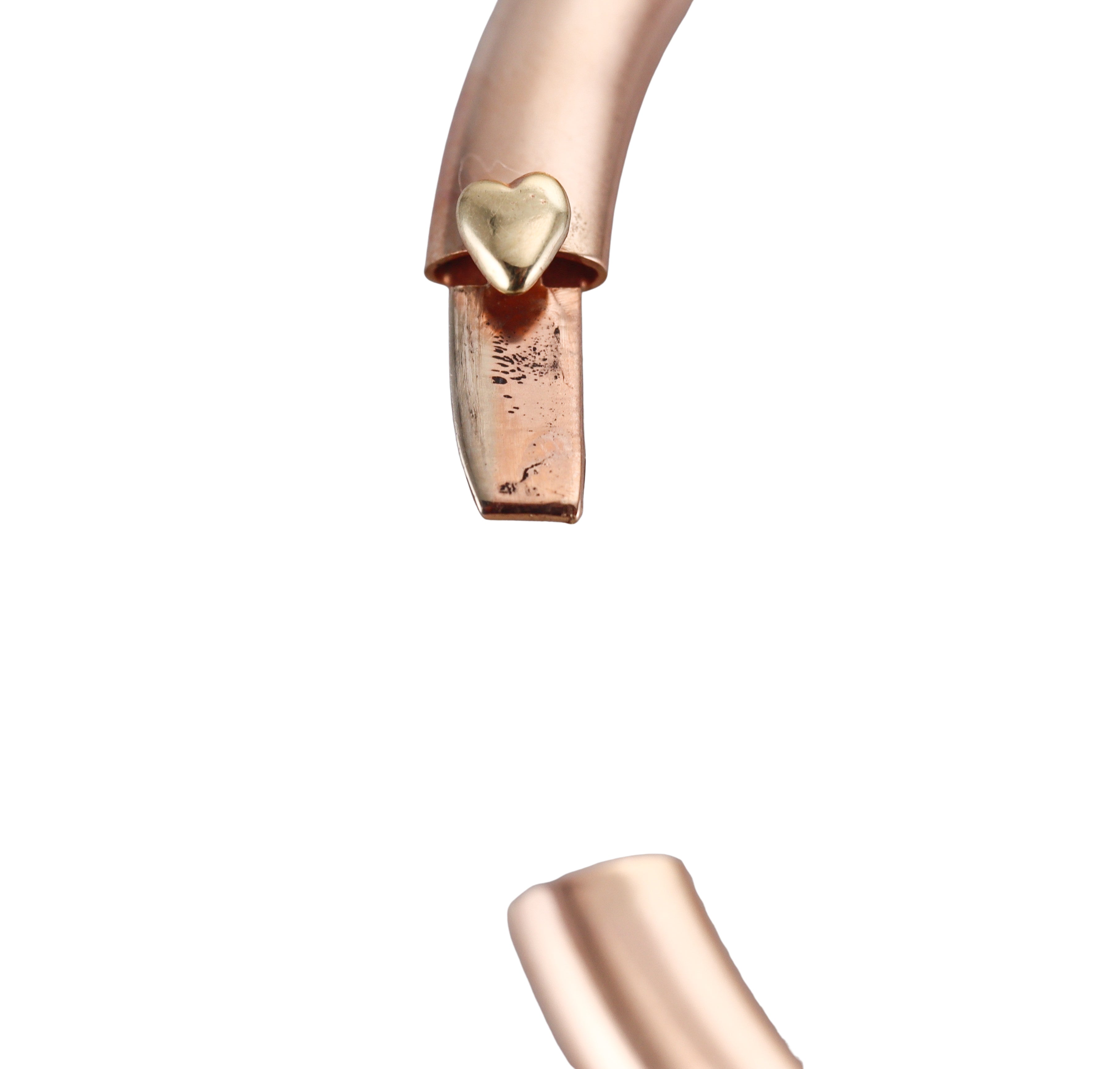 Roberto Coin Vintage Rose Gold Oval Engraved Hinged Bangle Bracelet
