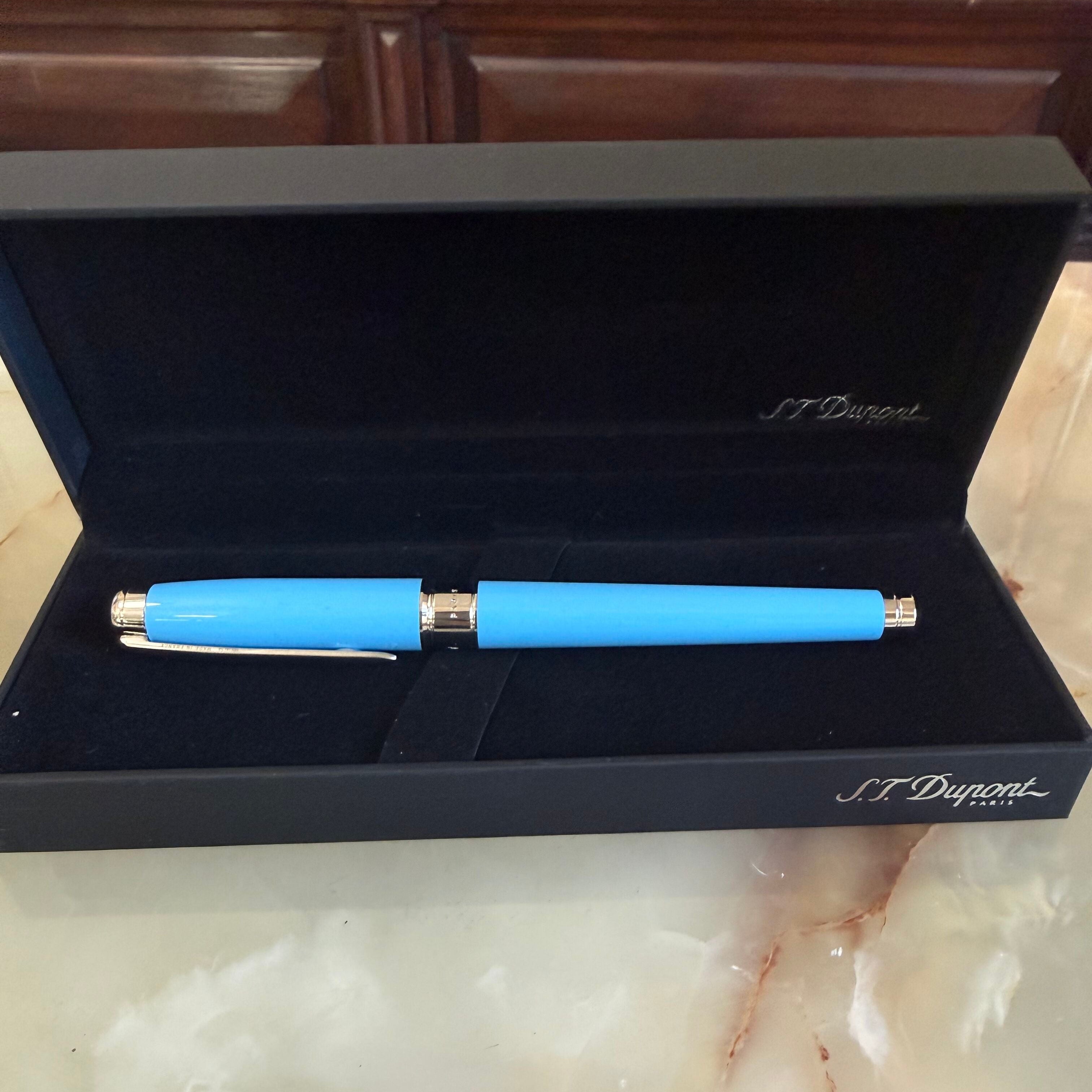 S.T. Dupont Eternity Turquoise Fountain Pen Large 420017L