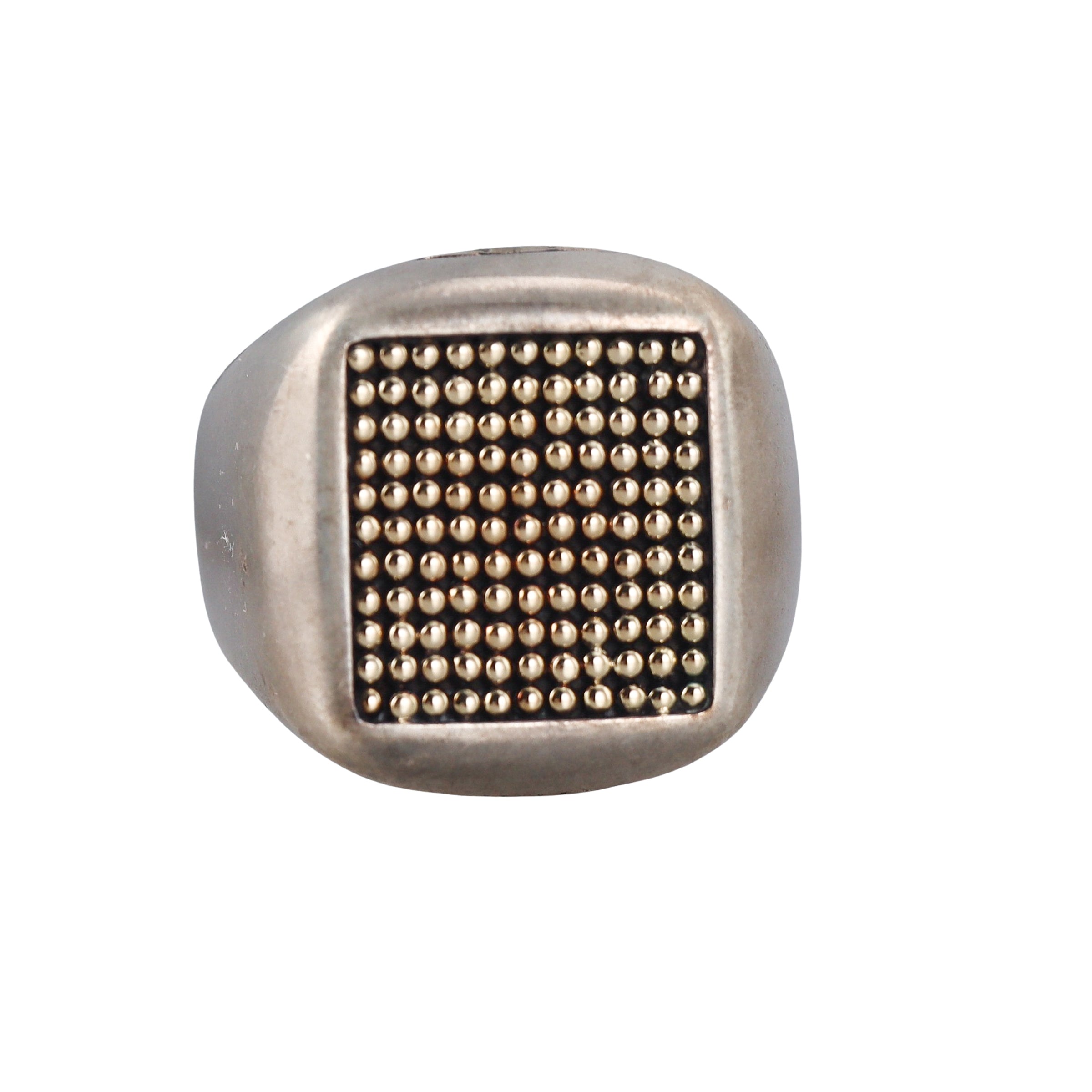 John Hardy Dots 18k Gold Sterling Silver Ring
