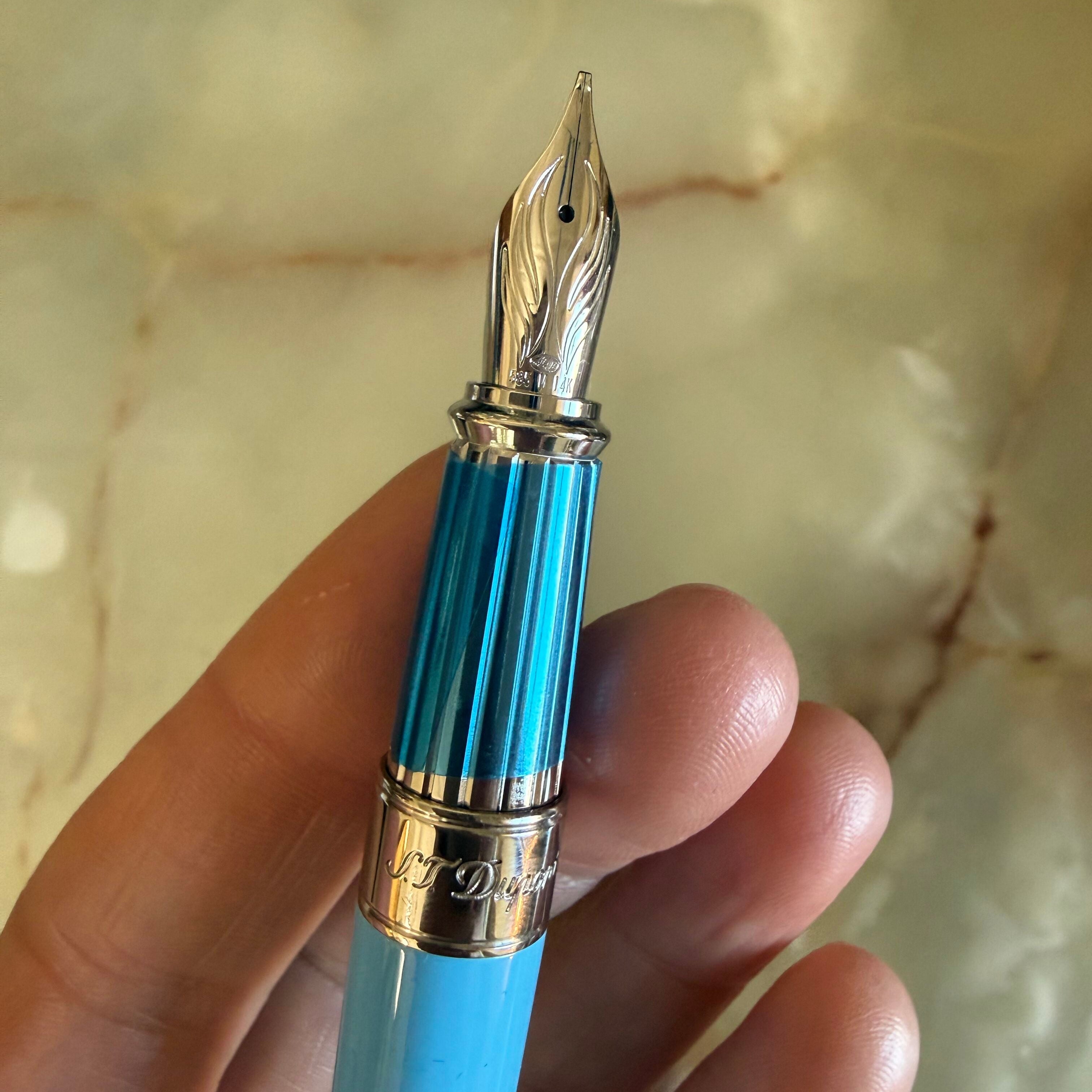 S.T. Dupont Eternity Turquoise Fountain Pen Large 420017L