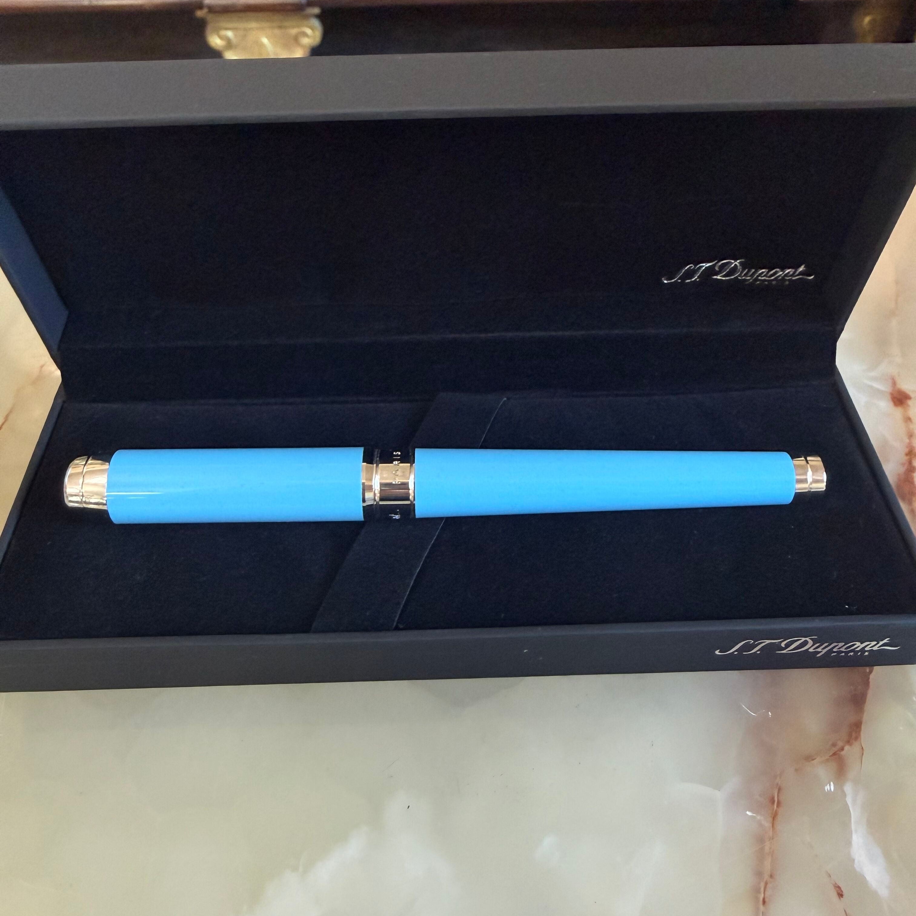 S.T. Dupont Eternity Turquoise Fountain Pen 420221XL