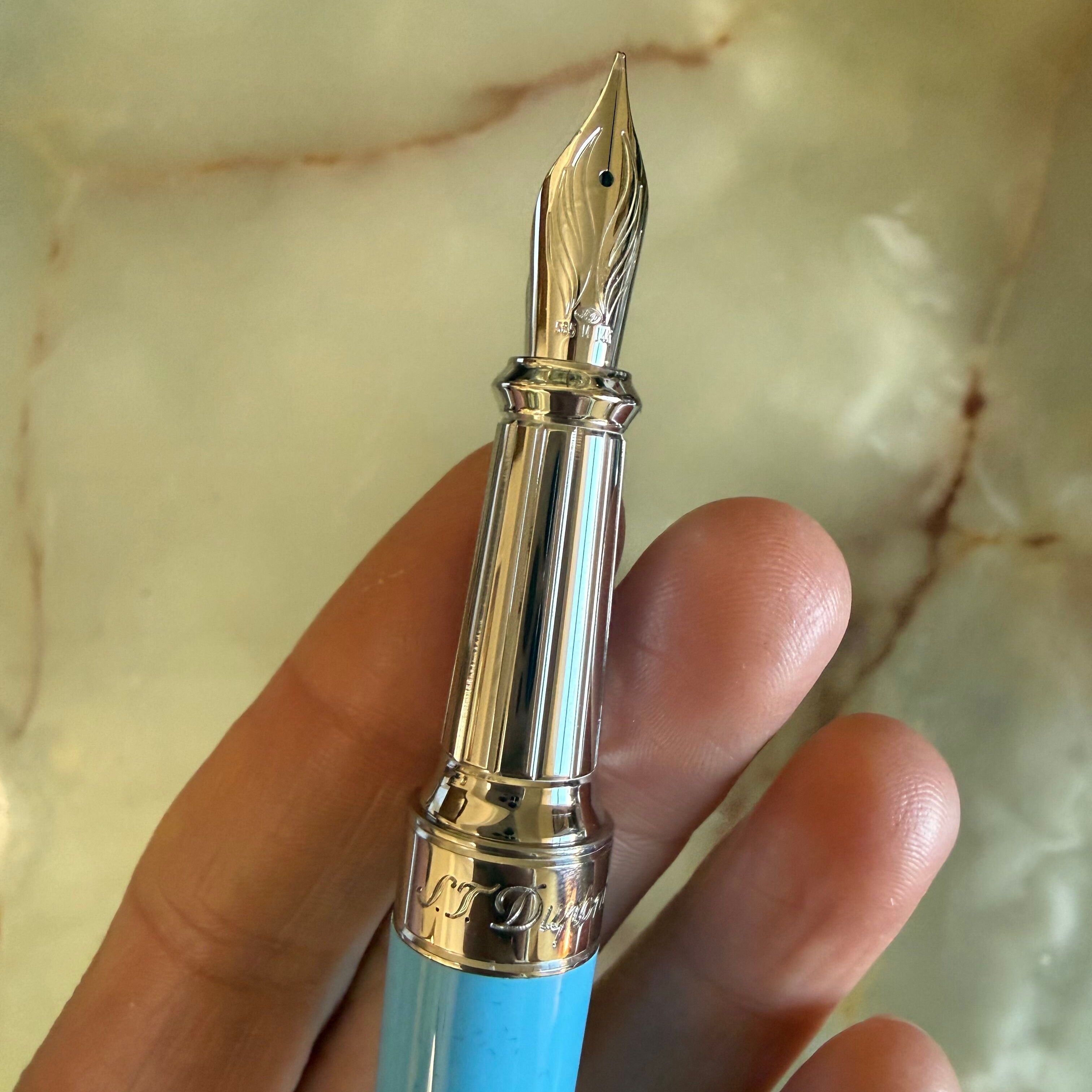 S.T. Dupont Eternity Turquoise Fountain Pen 420221XL