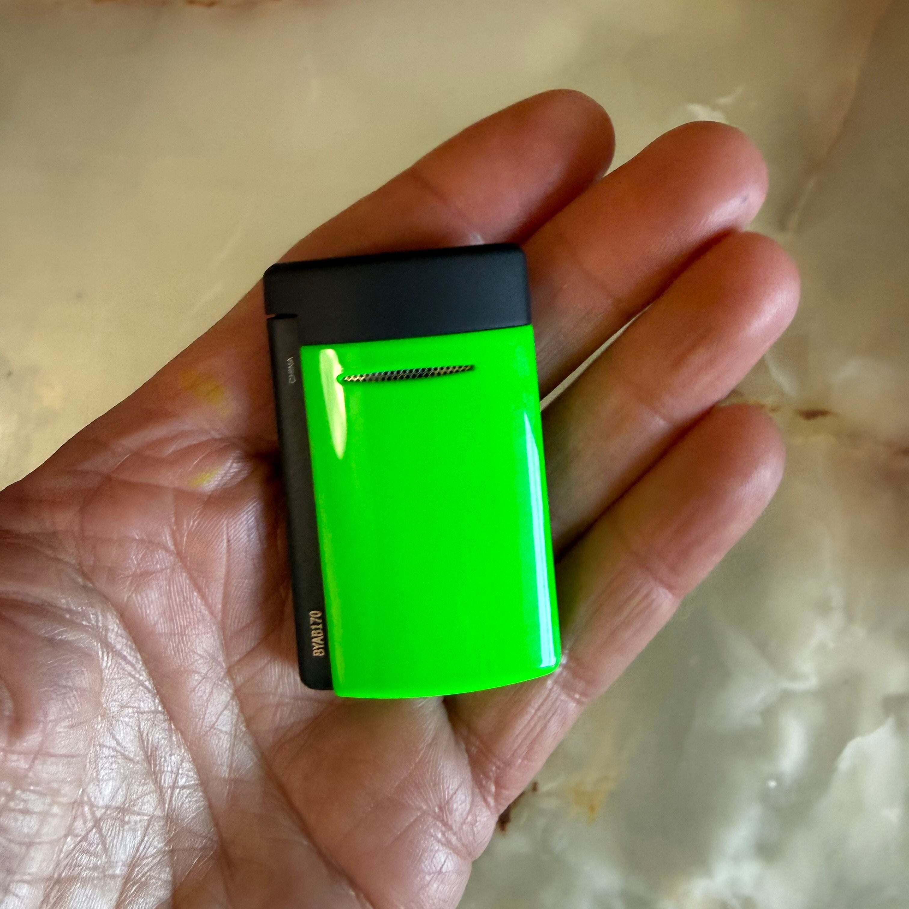 S.T. Dupont Minijet Matte Fluo Neon Green Lighter 010872