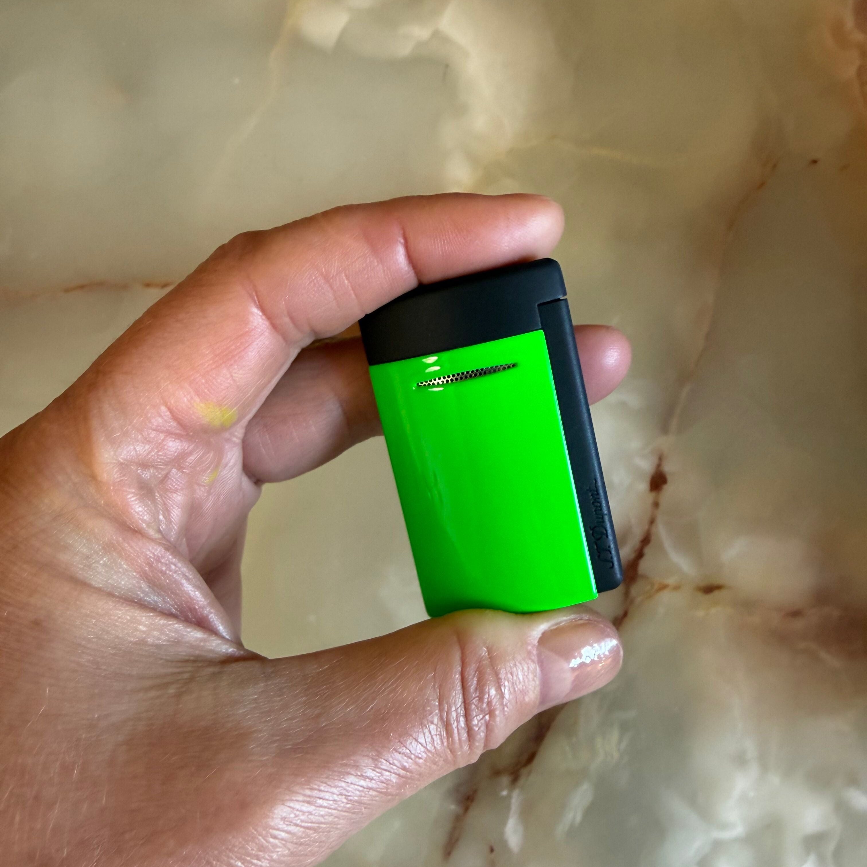 S.T. Dupont Minijet Matte Fluo Neon Green Lighter 010872