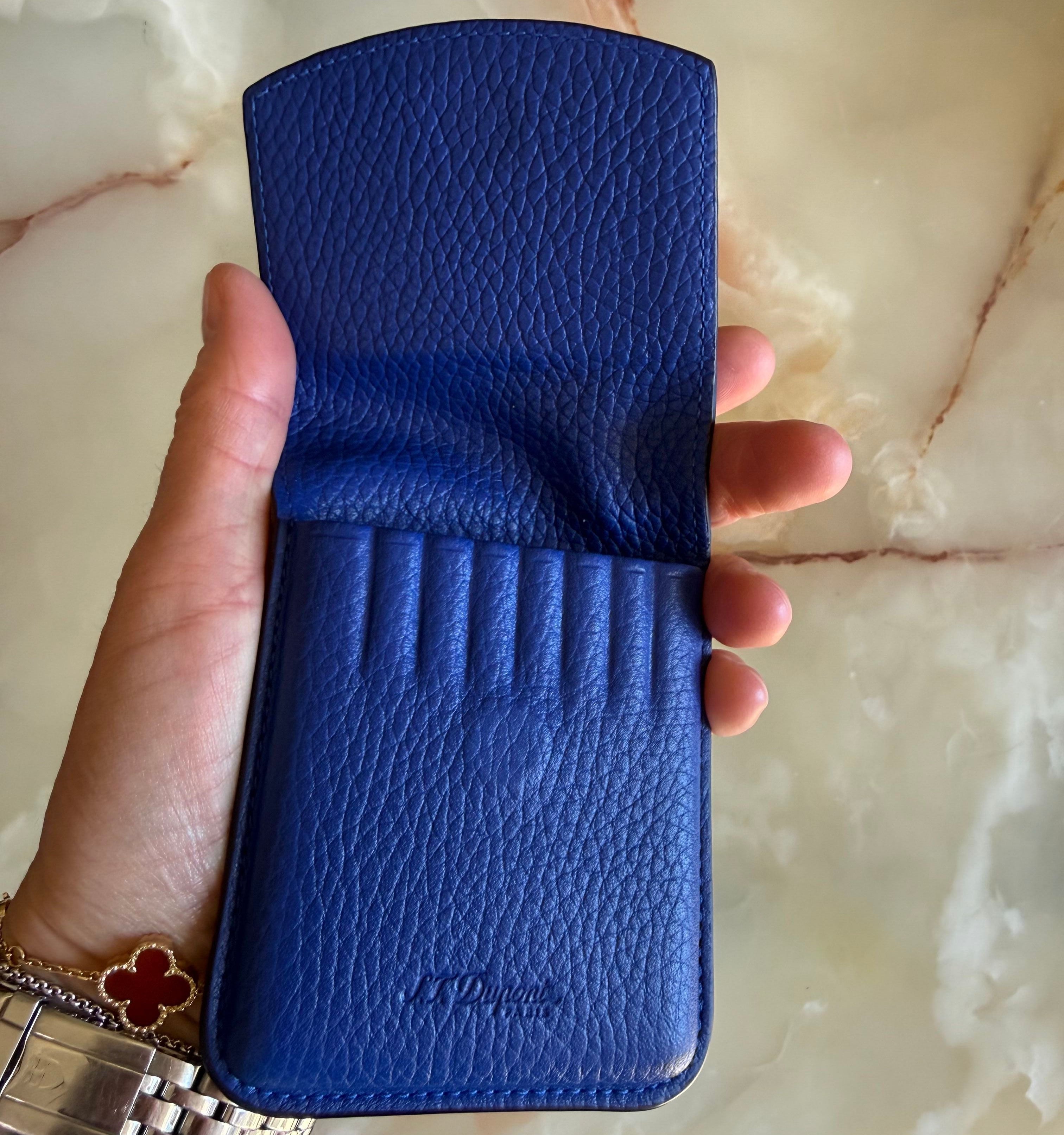 S.T. Dupont Cigarillos Case Blue 183067