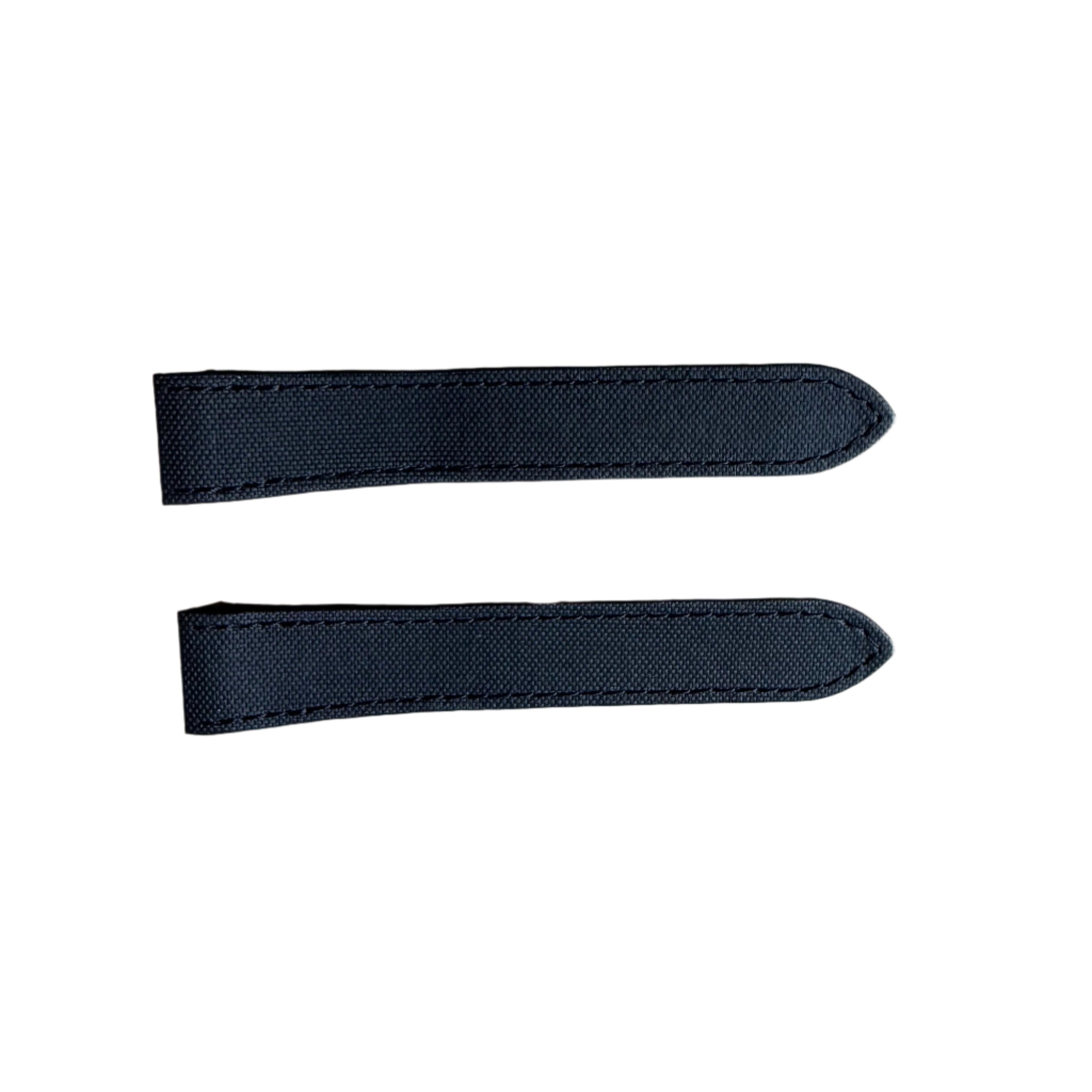 Authentic Cartier Black Textured Leather Watch Strap Band 20mm KD1MJU71-S03