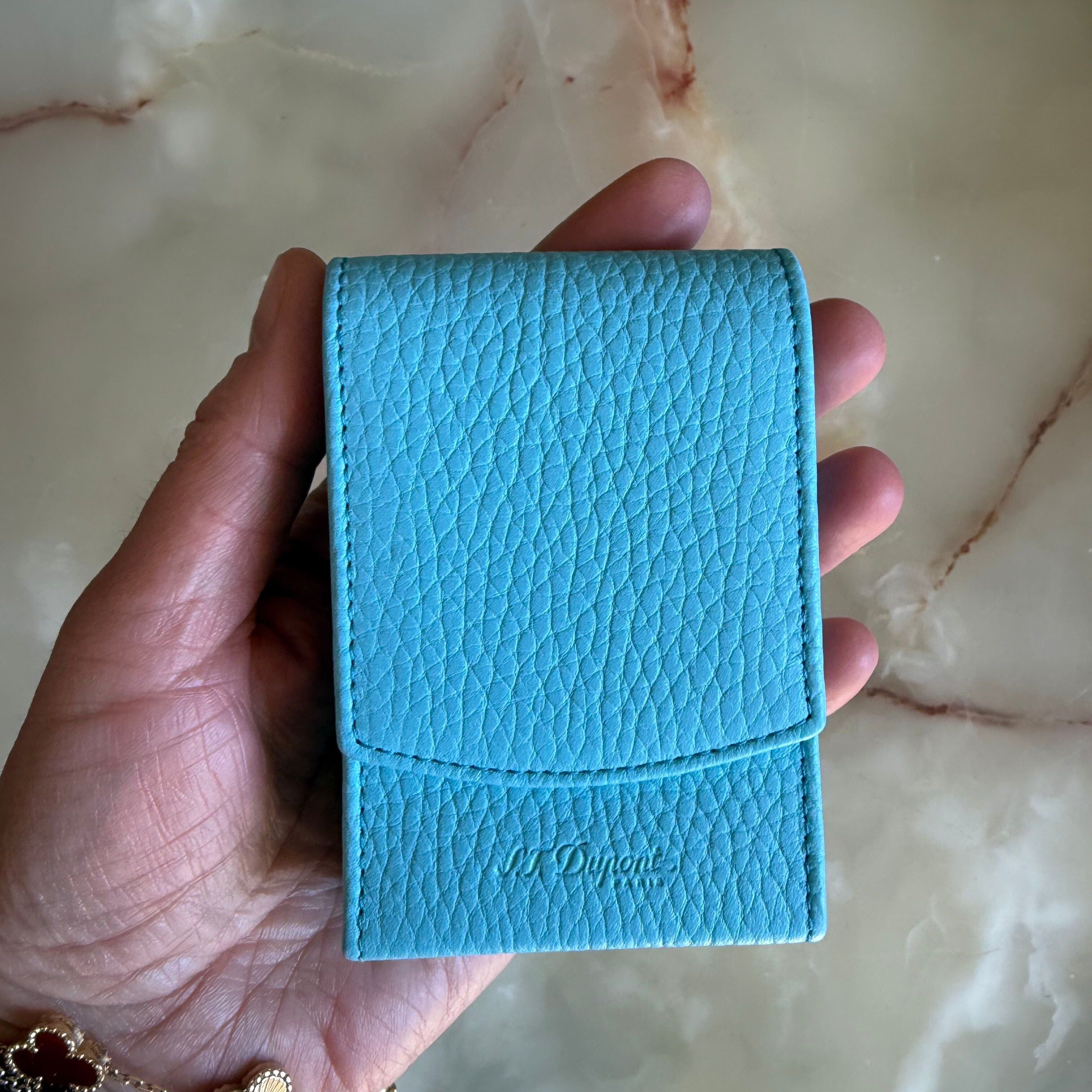 S.T. Dupont Light Blue Cigarette Case 183464