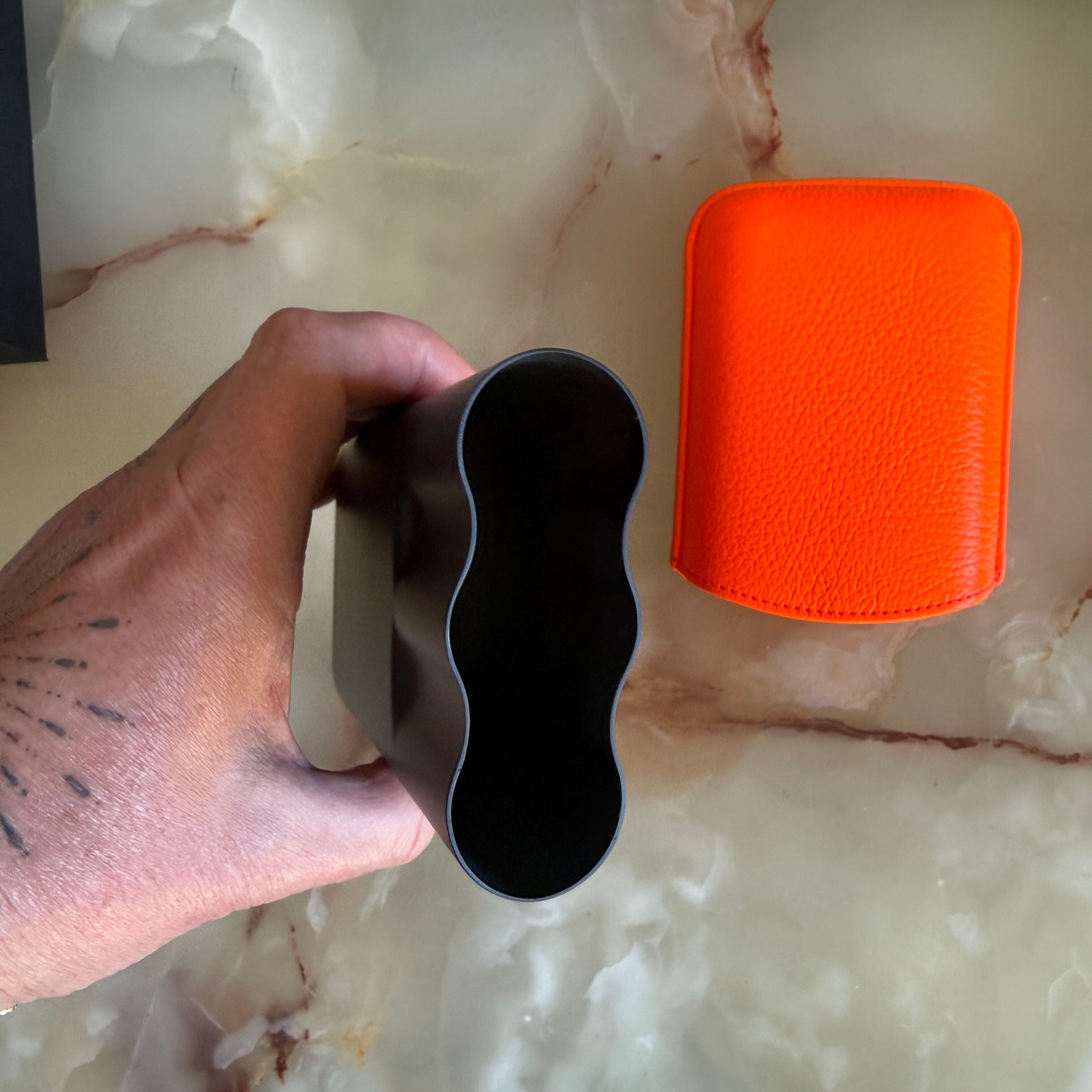 S.T. Dupont Fluo Neon Orange 3 Cigar Case 183419