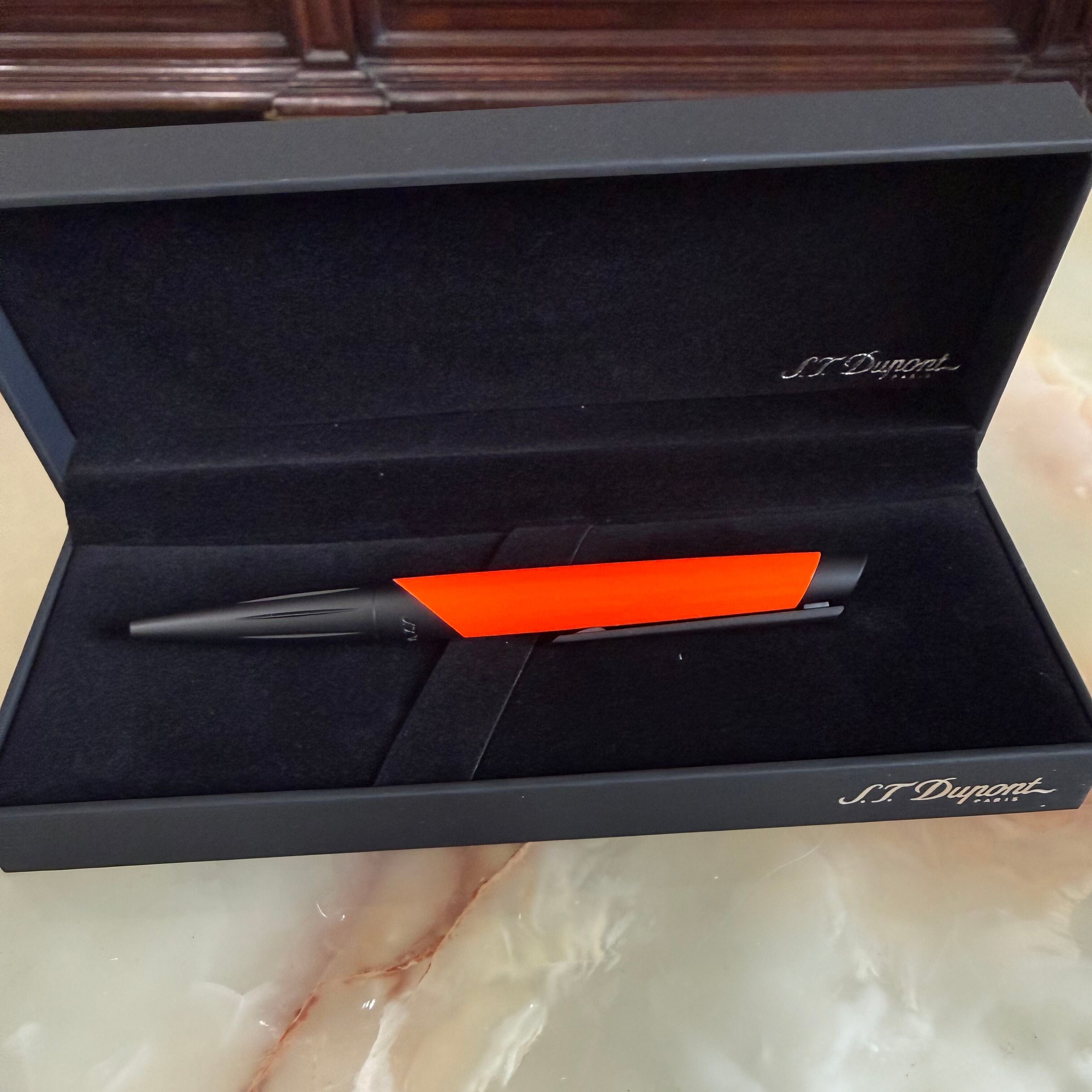 S.T. Dupont Defi Milenium Fluo Neon Orange Rollerball Pen 405034