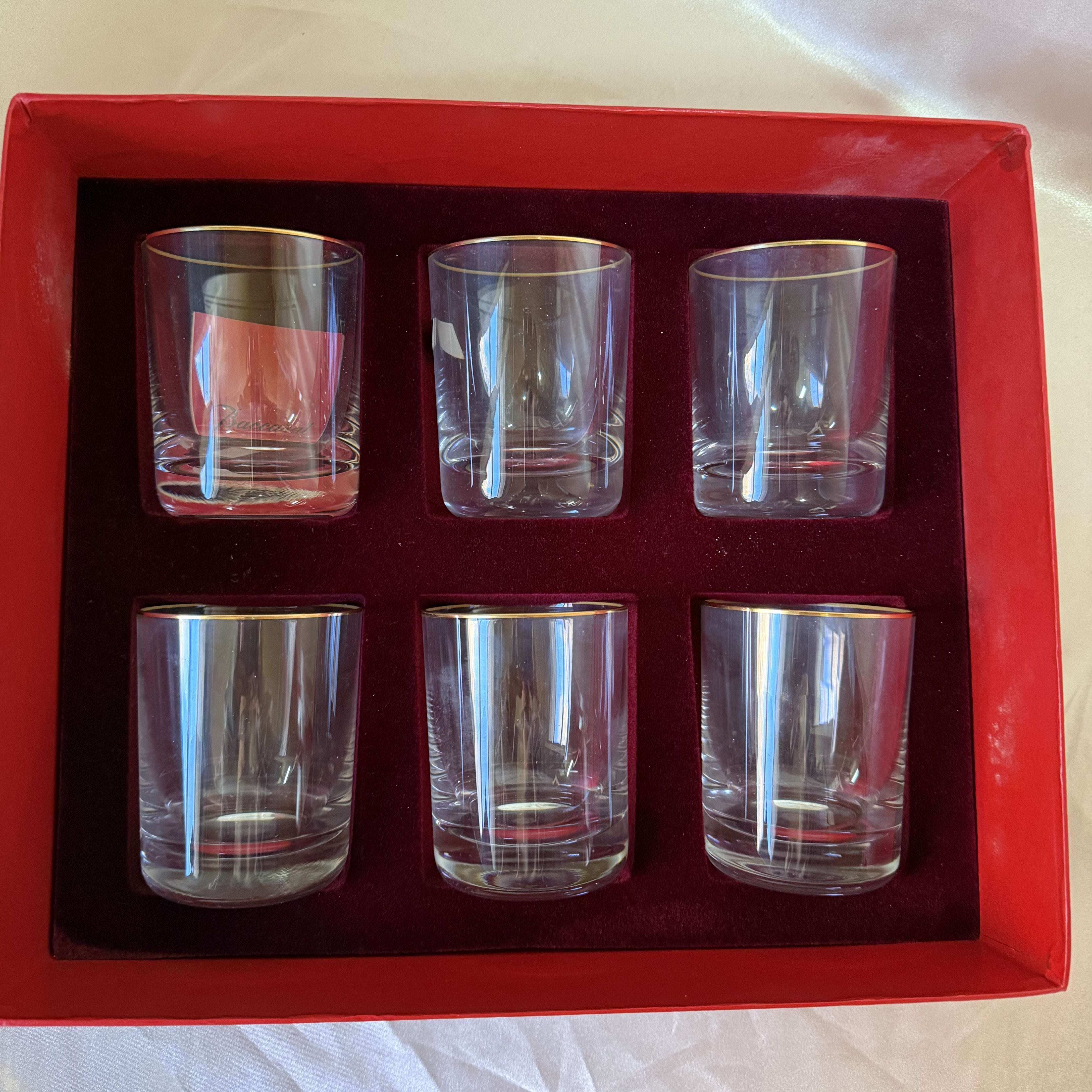 New Old Stock Baccarat Vintage Crystal Annie Tumbler Set of 6 600293