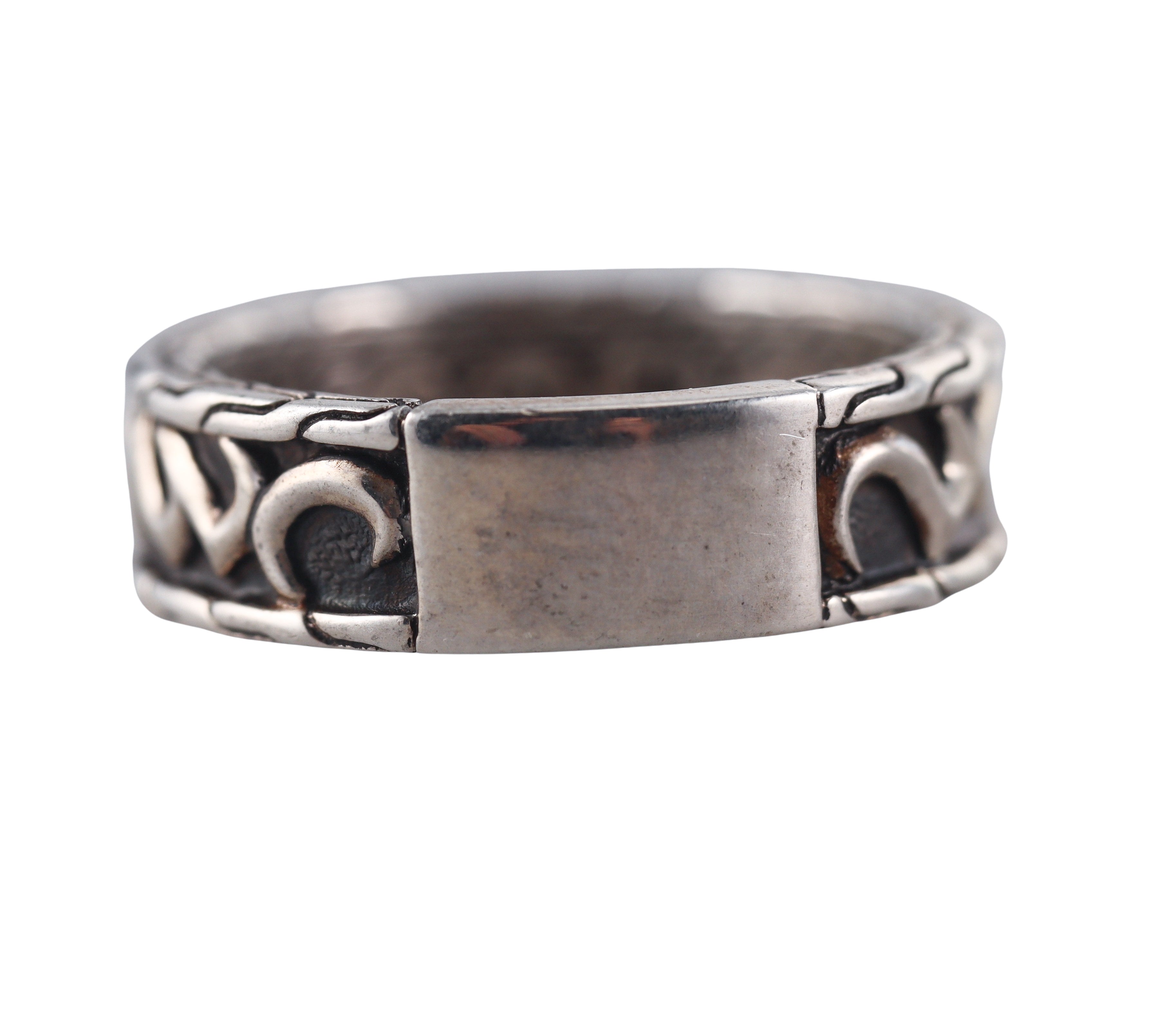 John Hardy Classic Sterling Silver Ring Retail $395