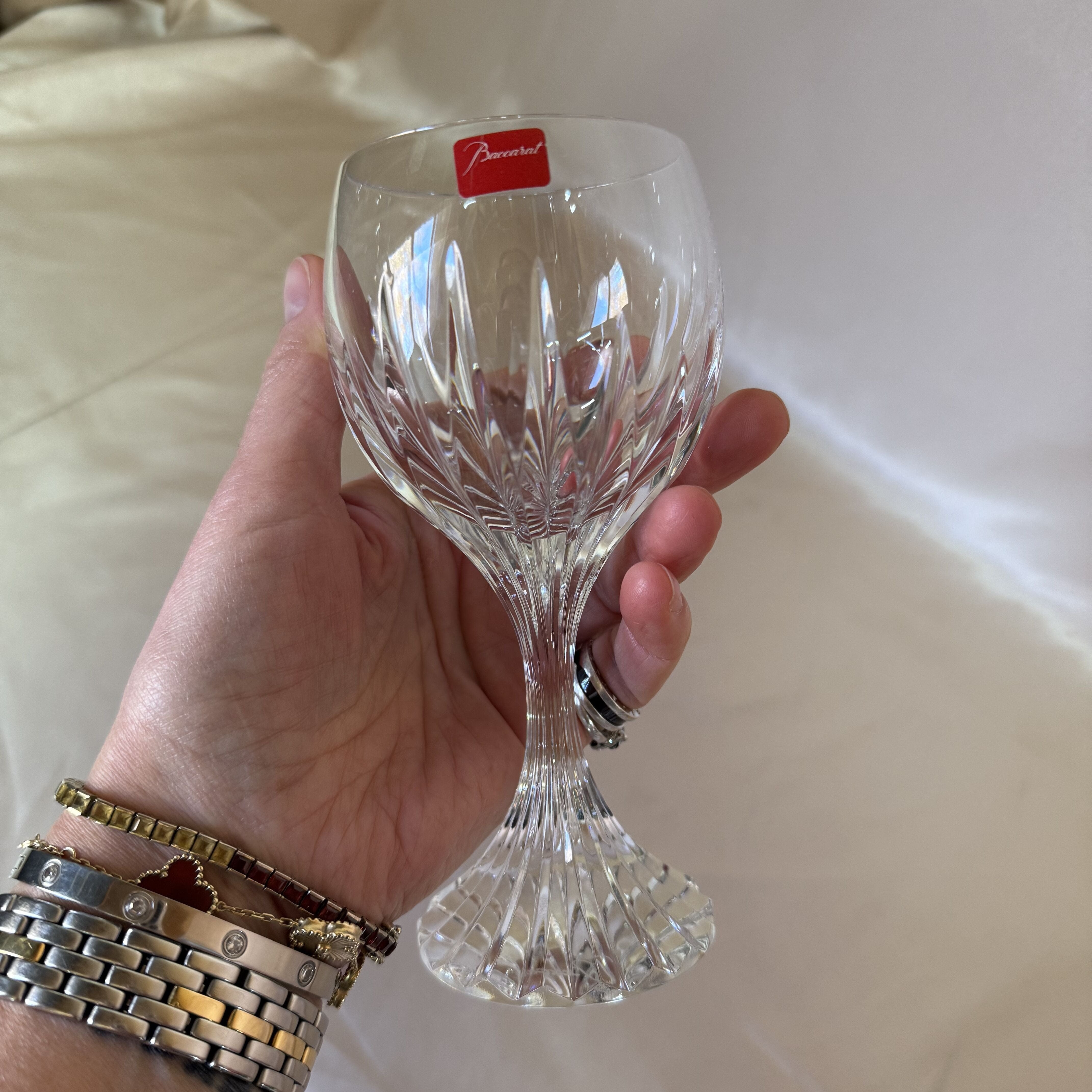 New Old Stock Baccarat Jupiter Glasses Set of 4