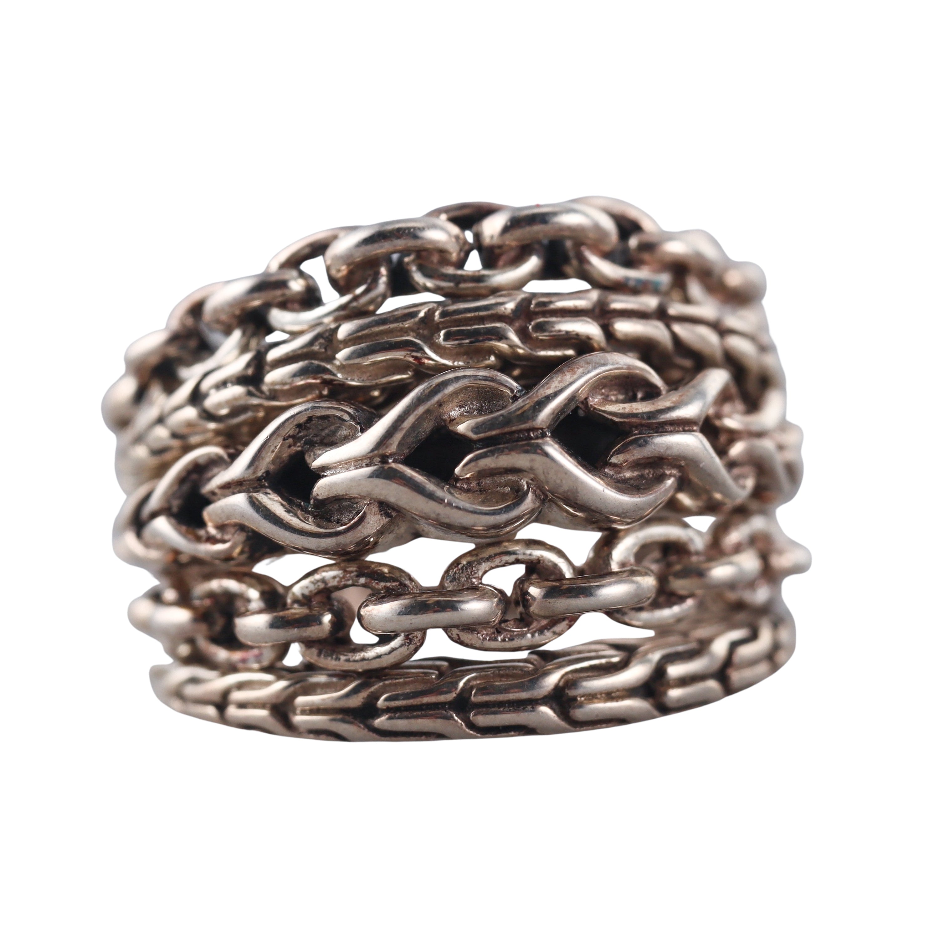 John Hardy Asli Sterling Silver Ring Retail $595