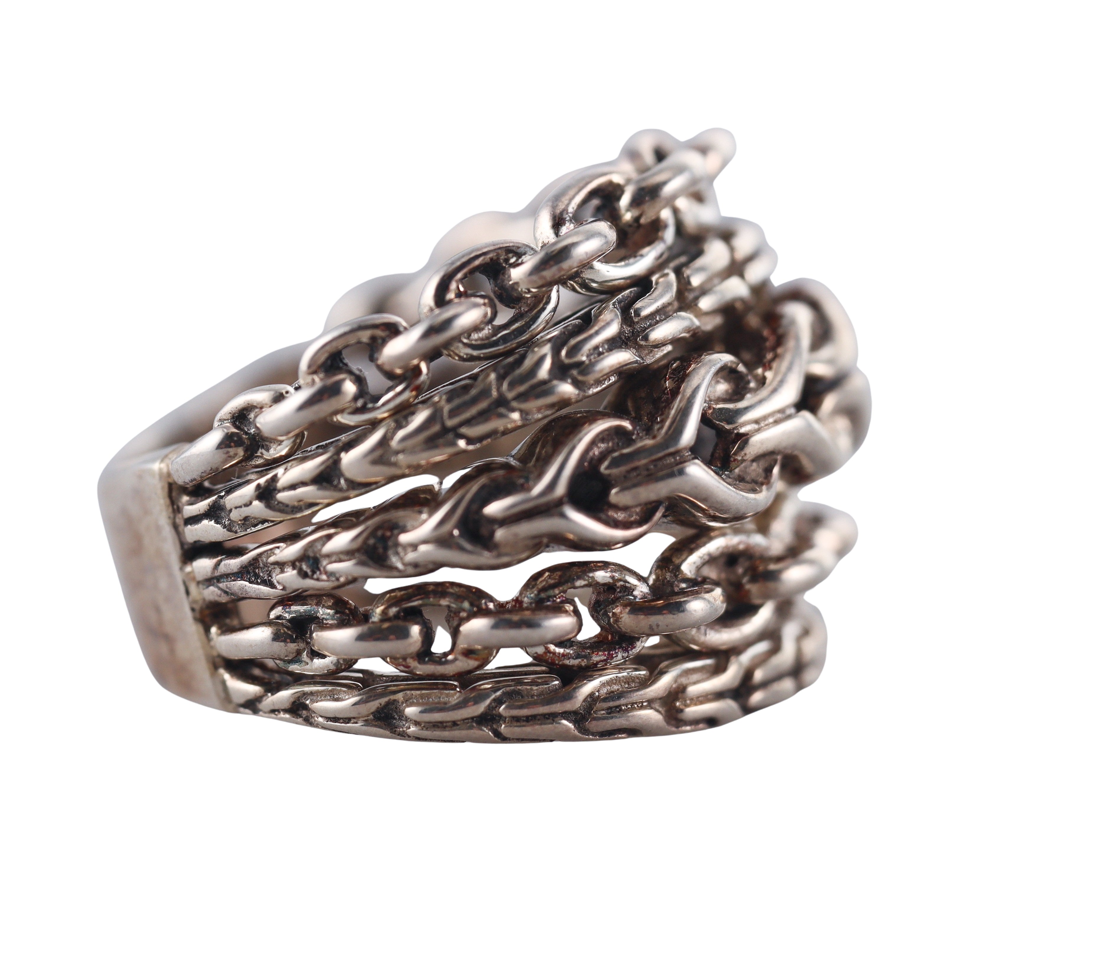 John Hardy Asli Sterling Silver Ring Retail $595