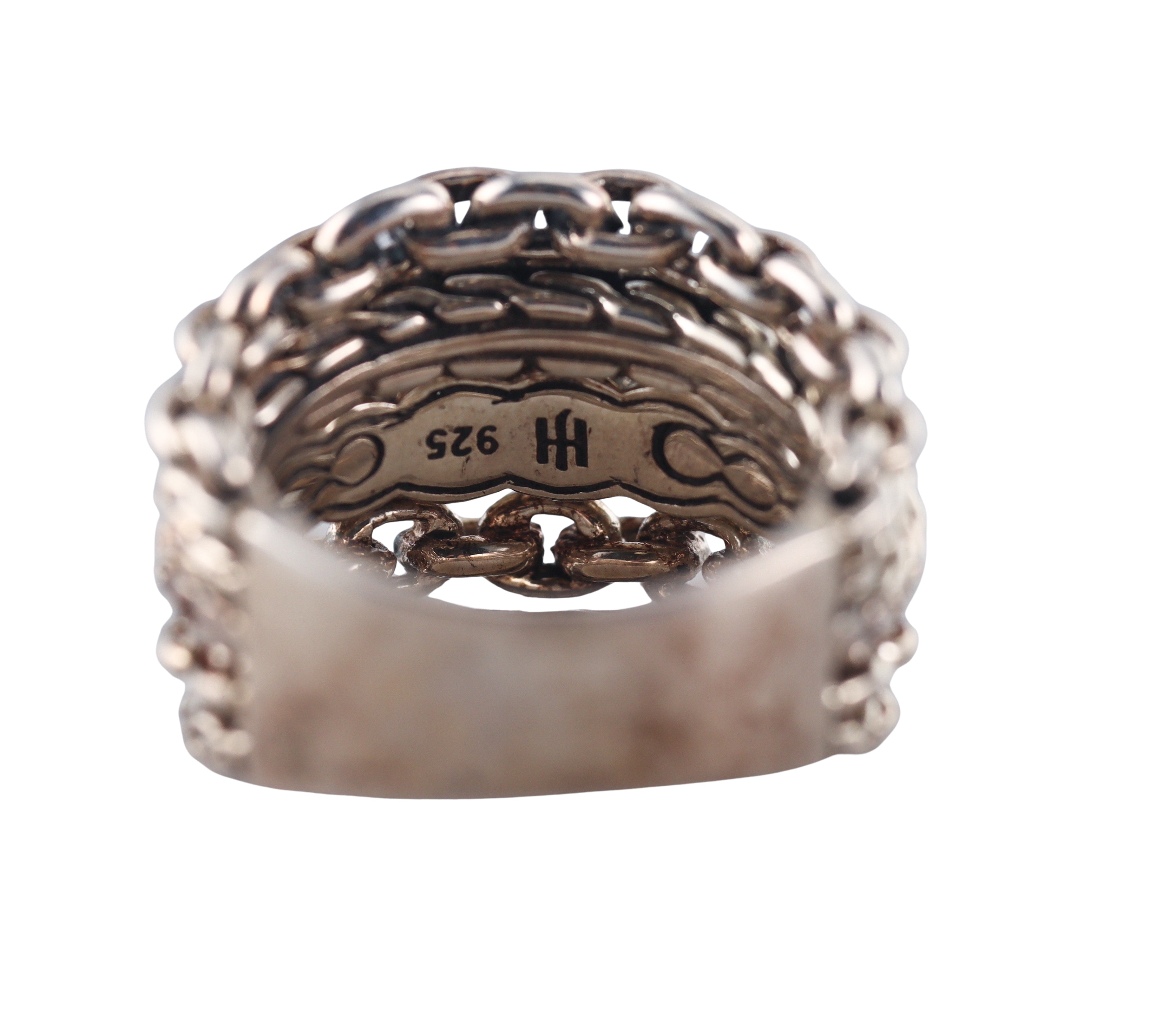 John Hardy Asli Sterling Silver Ring Retail $595