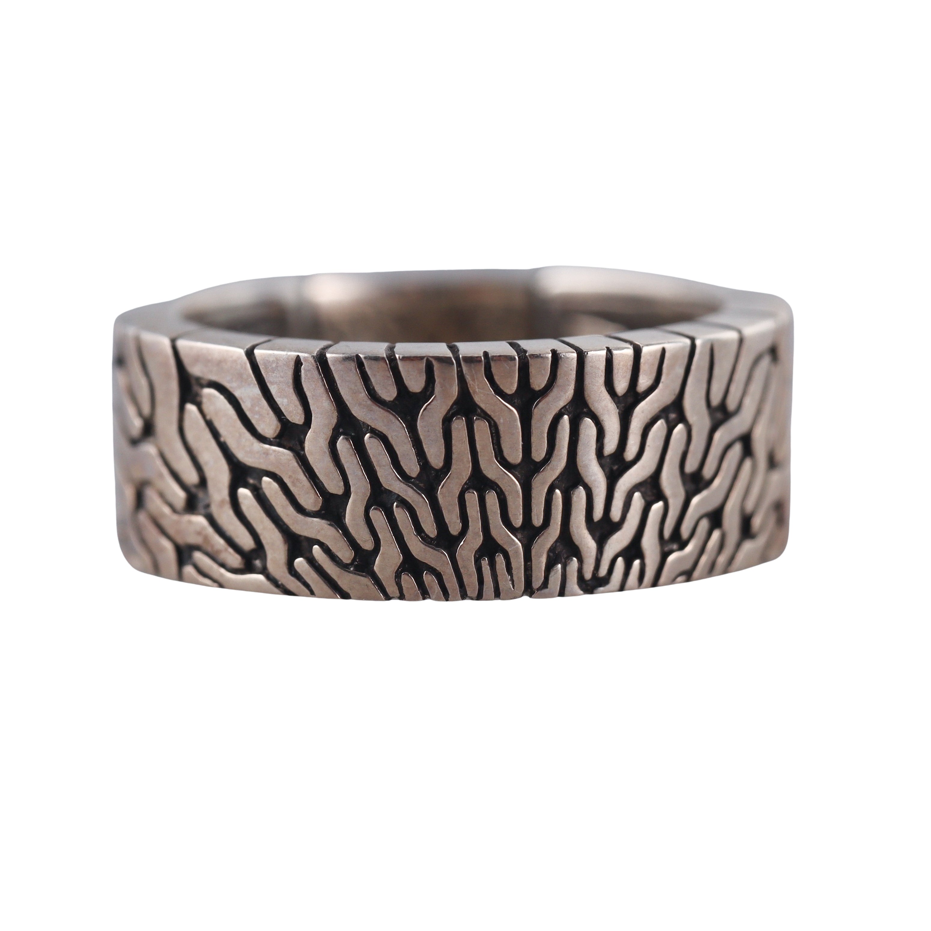 John Hardy Radial Sterling Silver Ring Retail $495