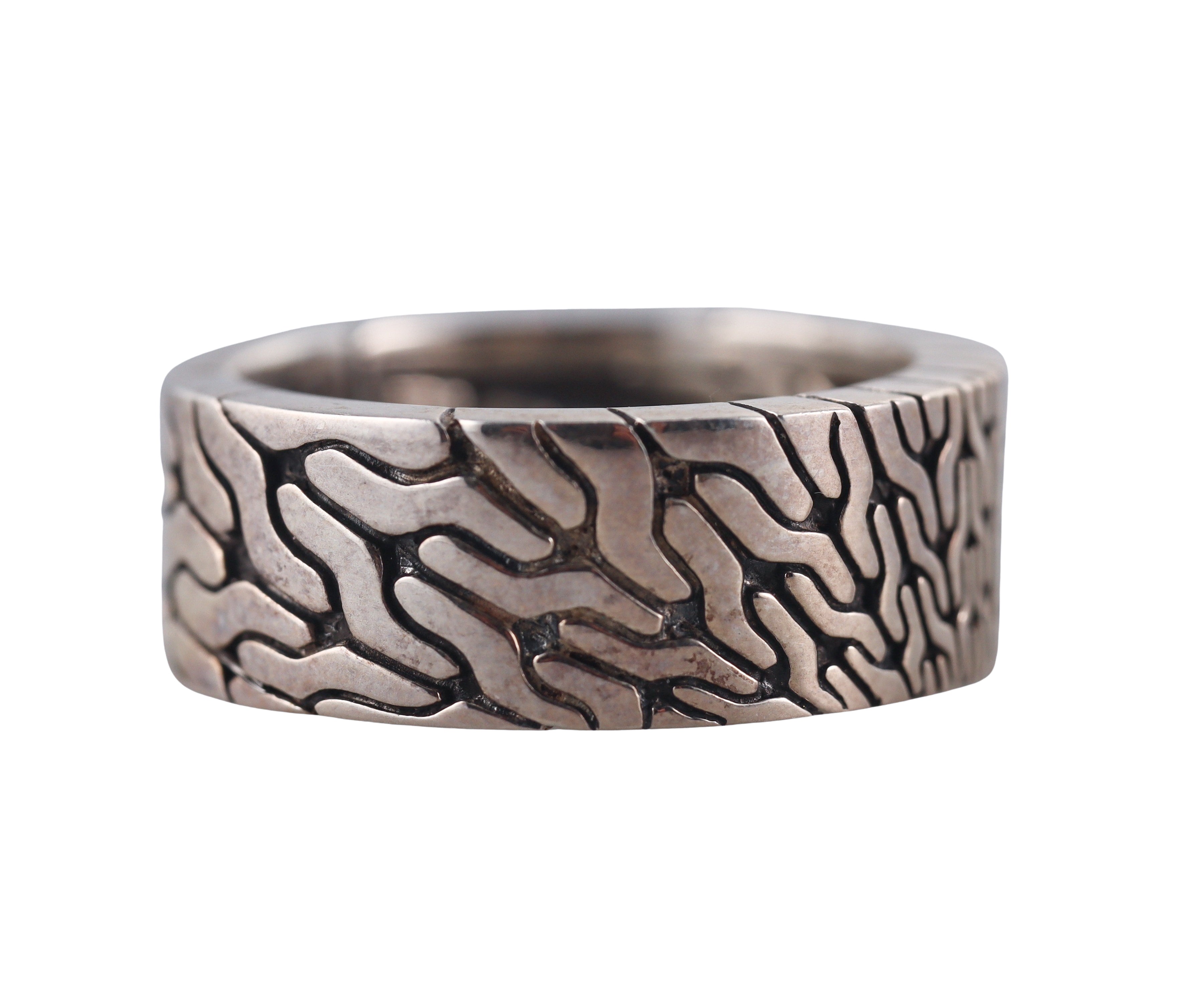 John Hardy Radial Sterling Silver Ring Retail $495