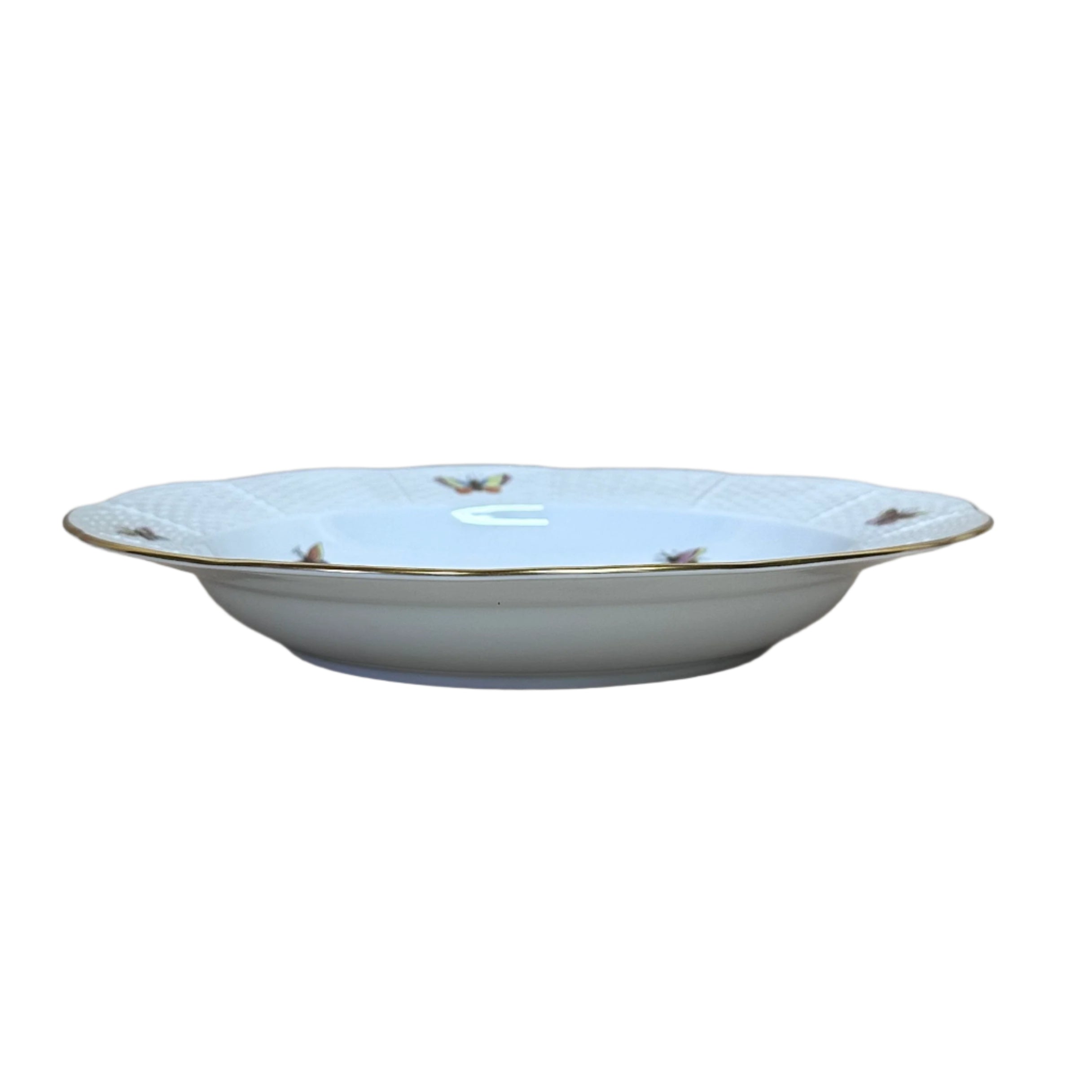 Herend Porcelain Large Rim Soup Bowl Rothschild Bird 503-0-00/RO