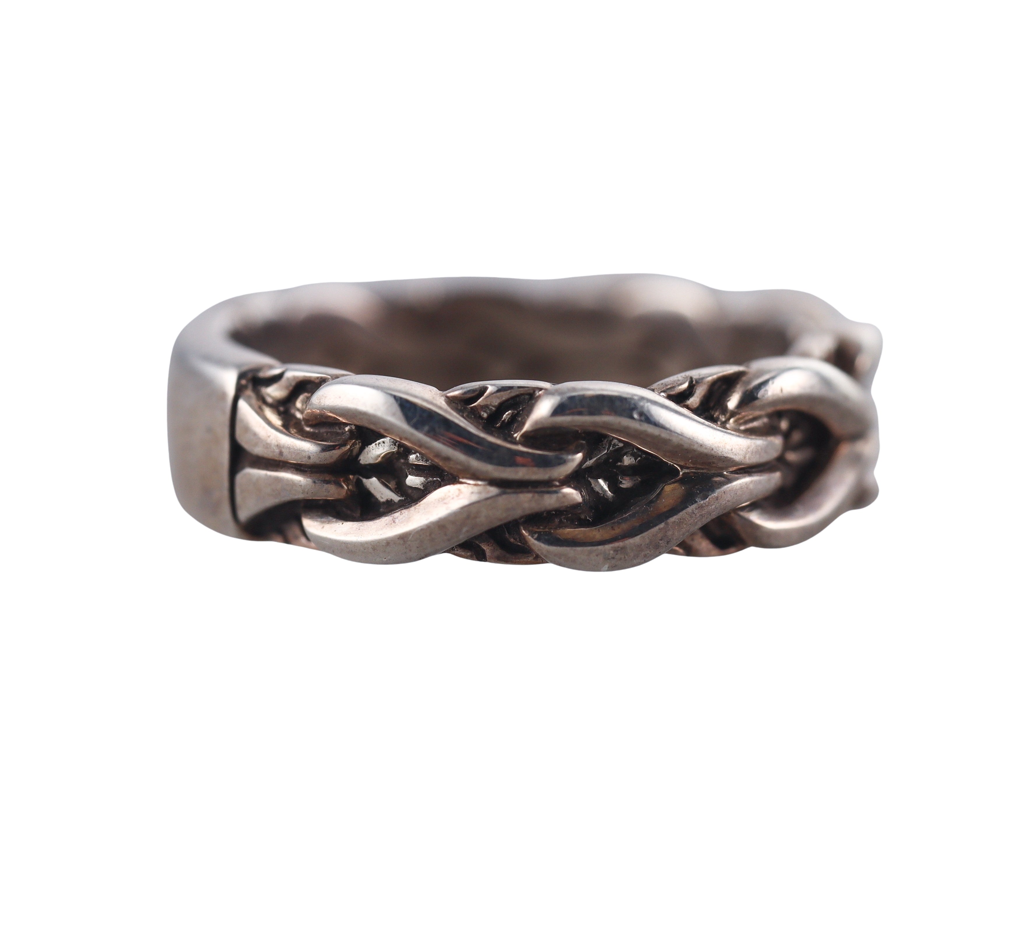 John Hardy Asli Sterling Silver Ring Retail $395