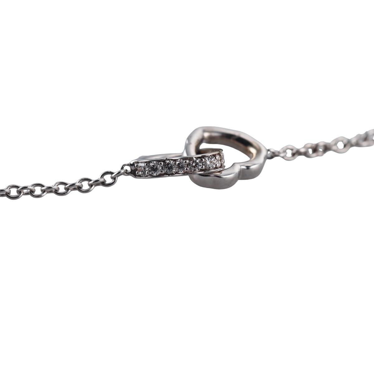 Hearts on Fire Ilia 18k Gold Diamond Heart Bracelet