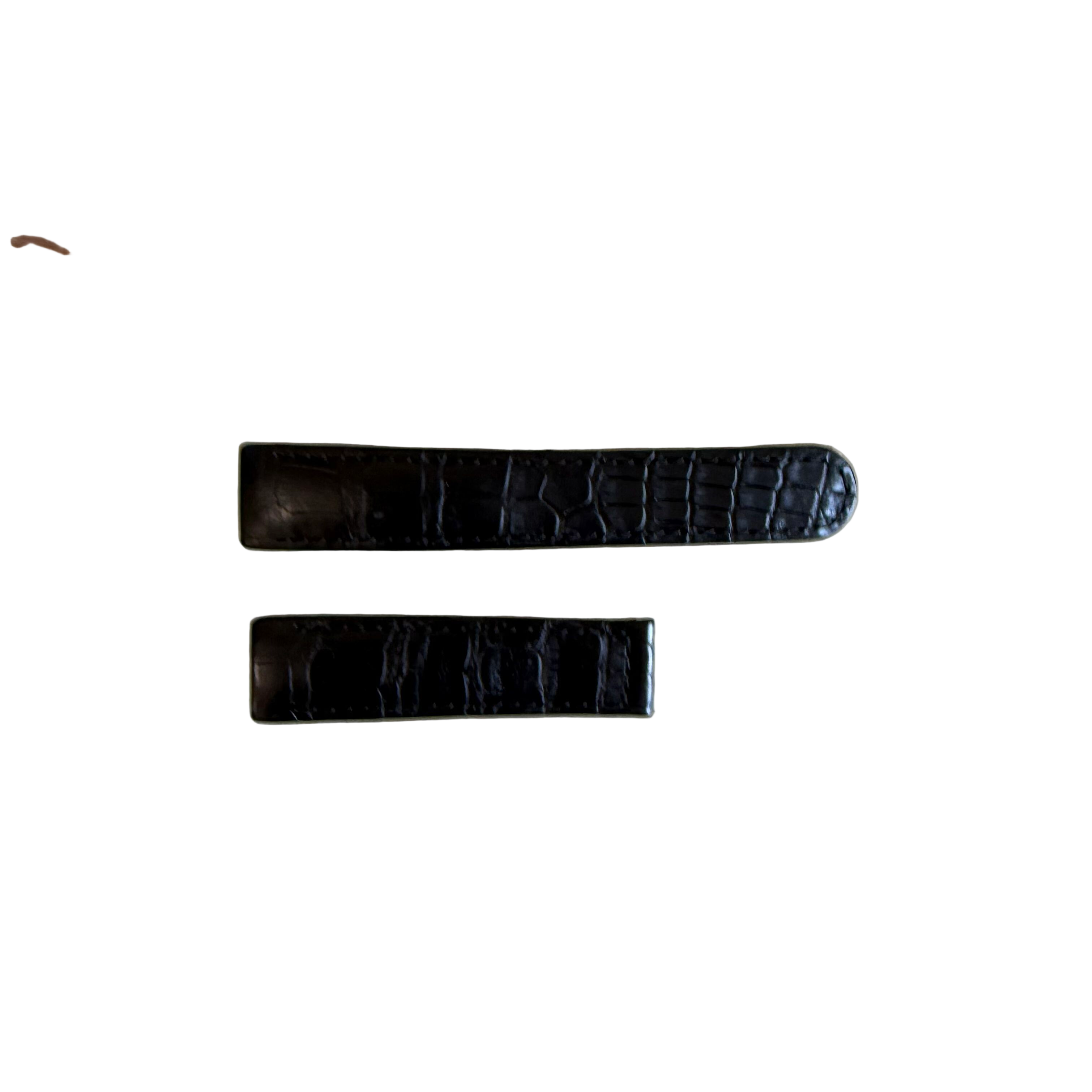 Authentic Ebel Black Crocodile Watch Strap Band 19mm 3524N
