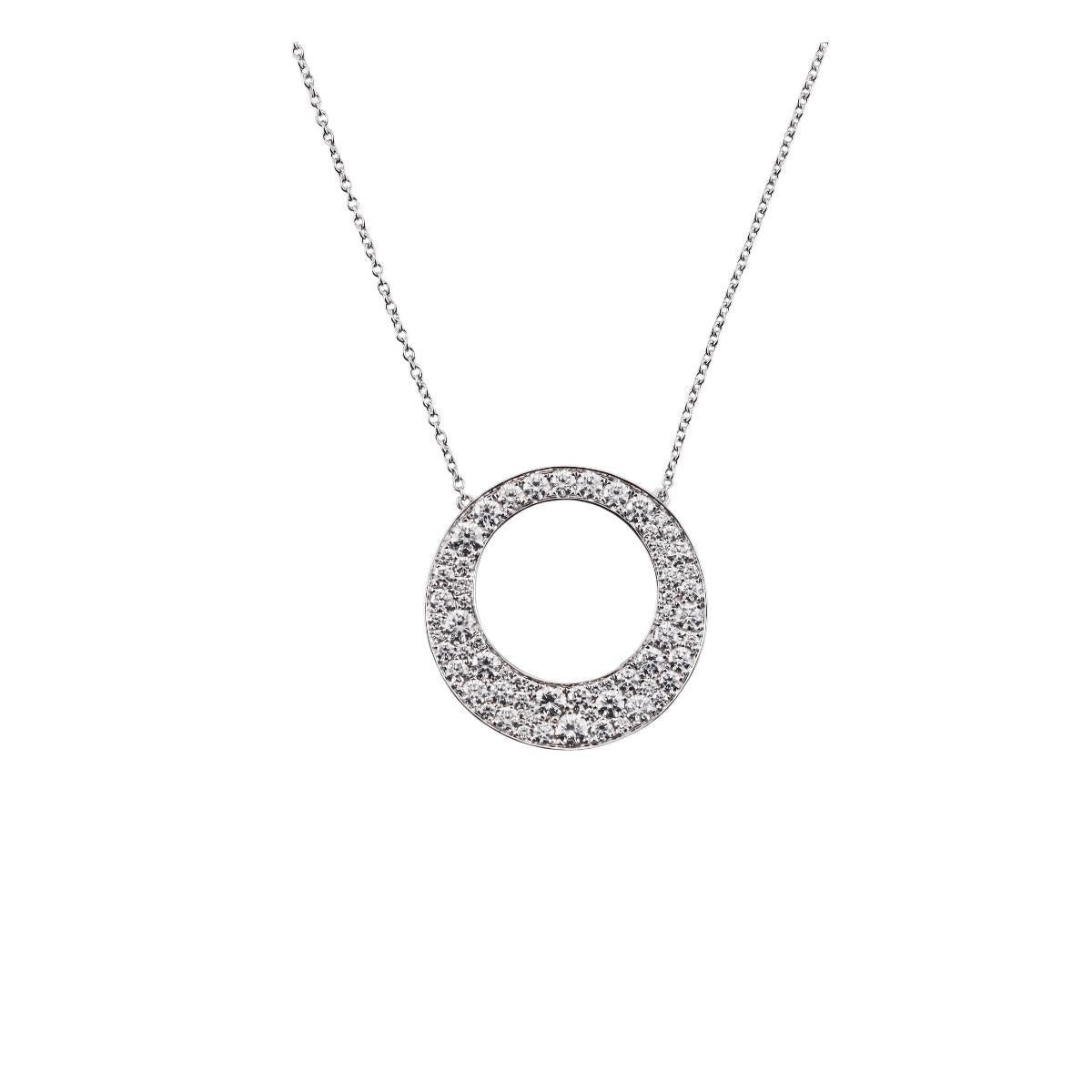 Memoire Eternal Star 18k Gold Diamond Pendant Necklace