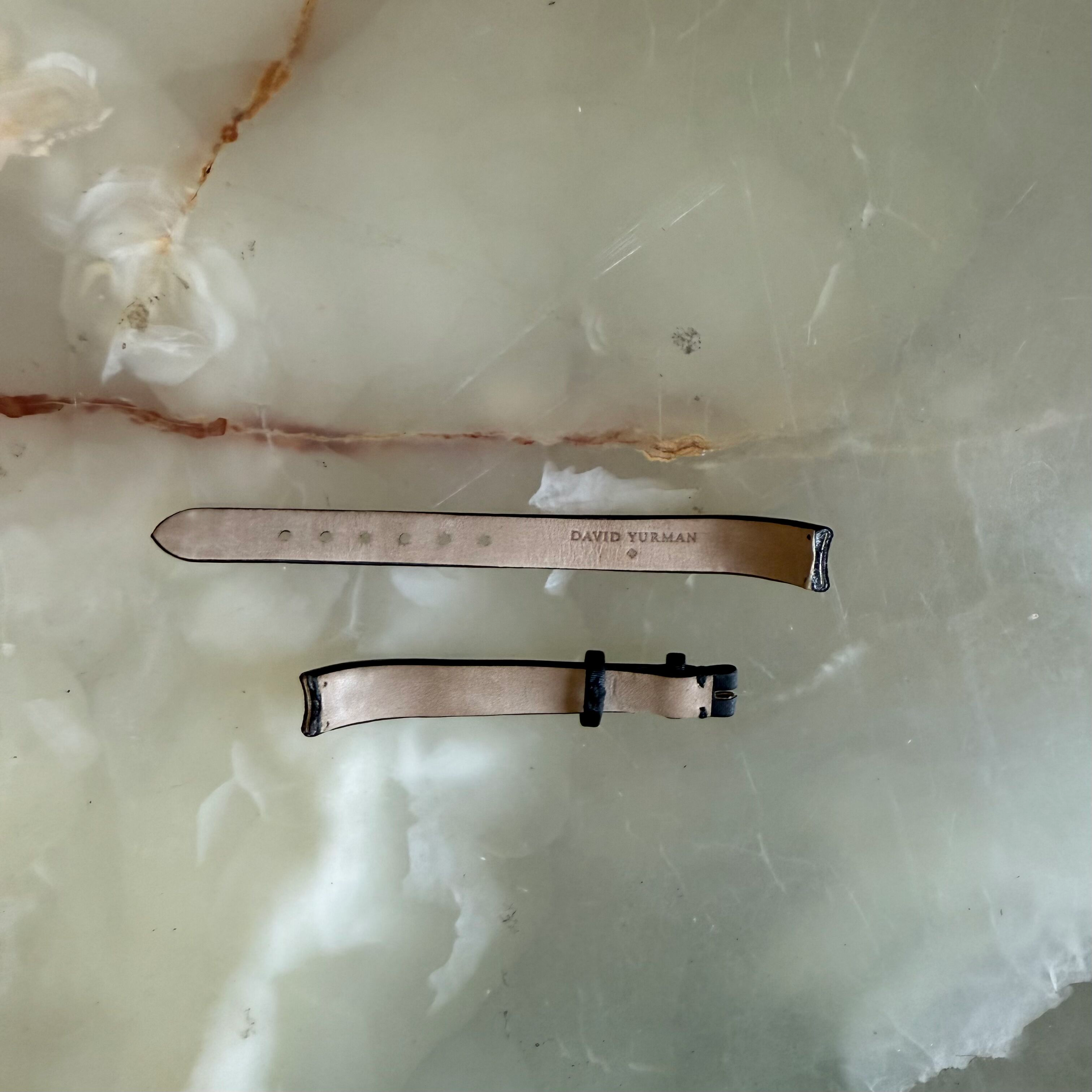 Authentic David Yurman Black Satin Watch Strap Band 10mm