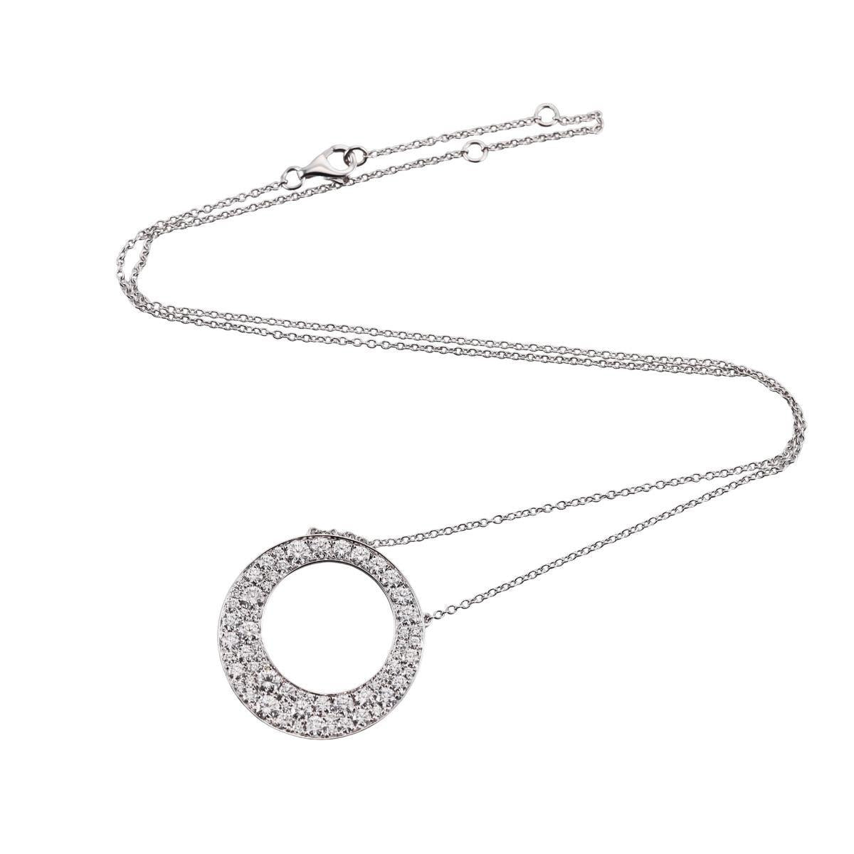 Memoire Eternal Star 18k Gold Diamond Pendant Necklace